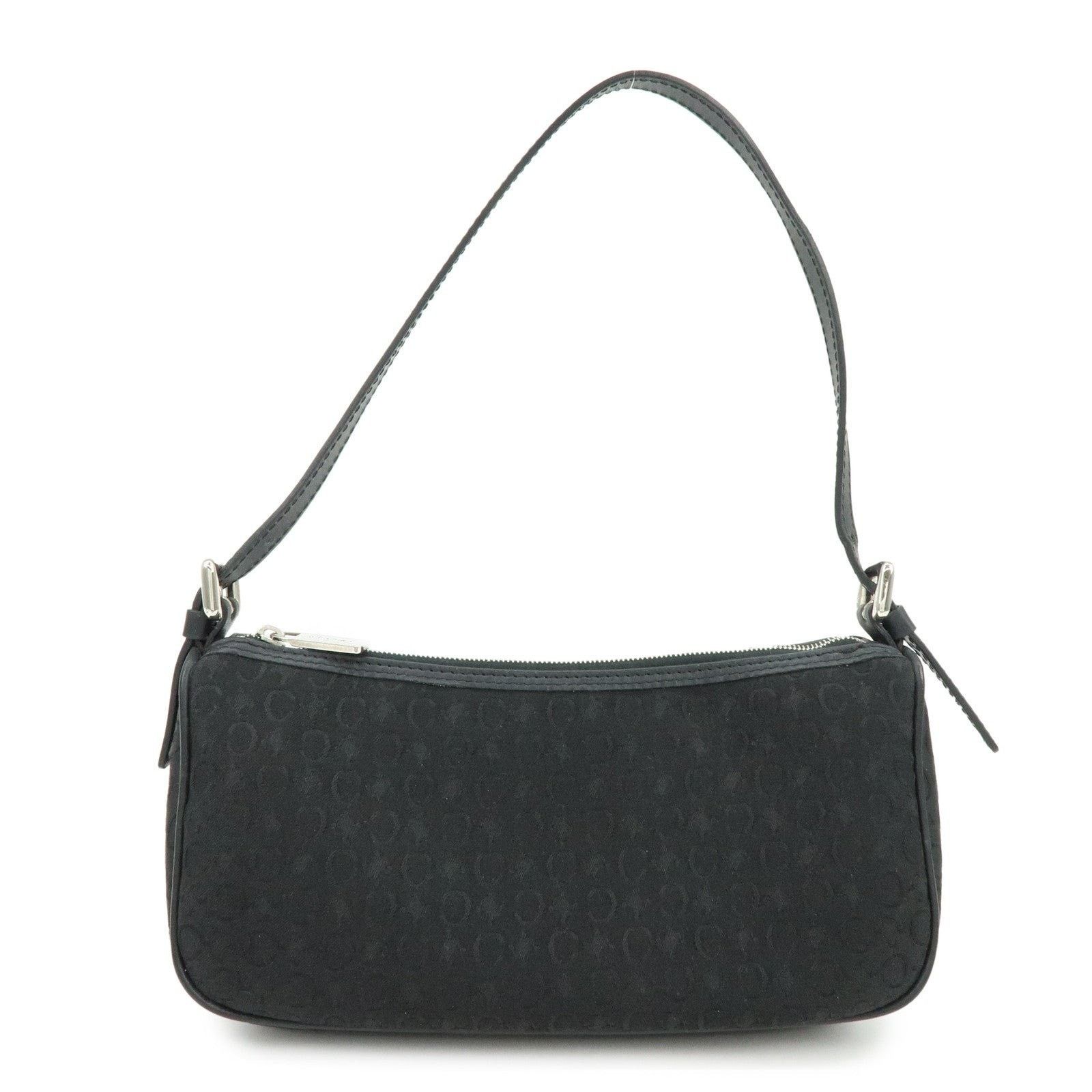 Celine Celine Macadam Coated Canvas Shoulder Bag Black Size ONE SIZE - 1 Thumbnail