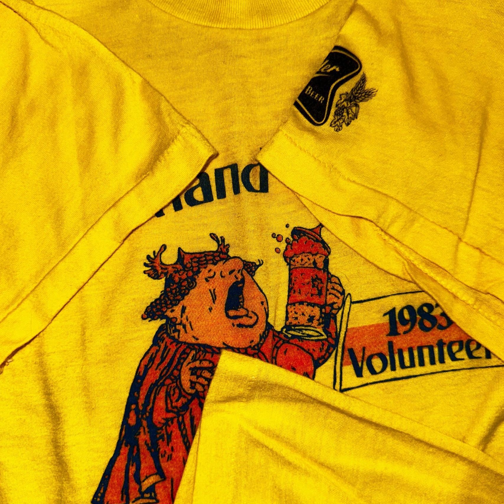 Vintage VINTAGE 1983 Portland Opera Pub Crawl T-Shirt Screen Stars XL Yellow Short Sleeve Men 80s Concert Merch Size US XL / EU 56 / 4 - 6 Thumbnail