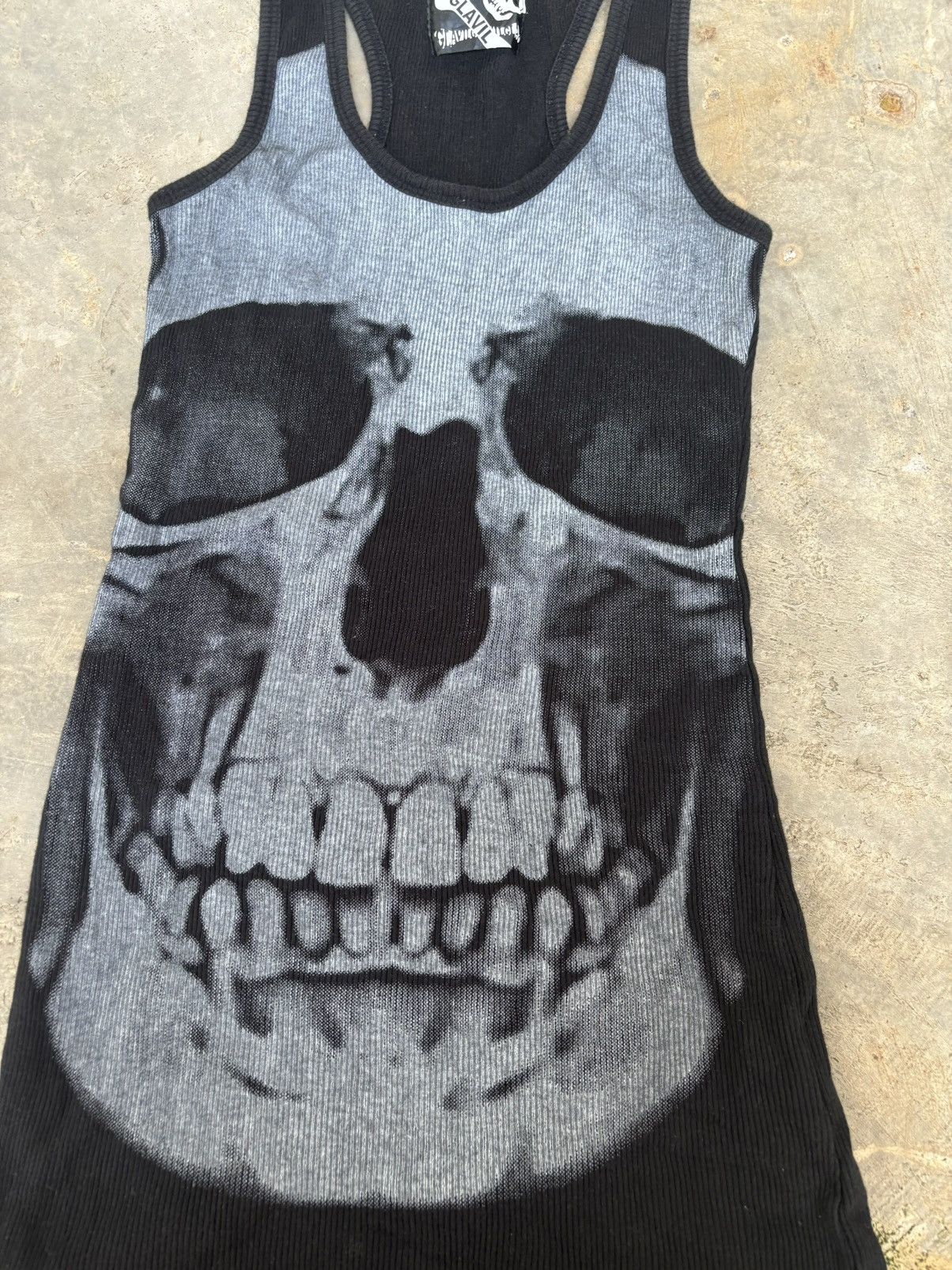 Hysteric Glamour × If Six Was Nine × Japanese Brand Y2k Poem Skull Glavil Ifsixwasnine Punk style Tank top Size M / US 6-8 / IT 42-44 - 5 Thumbnail