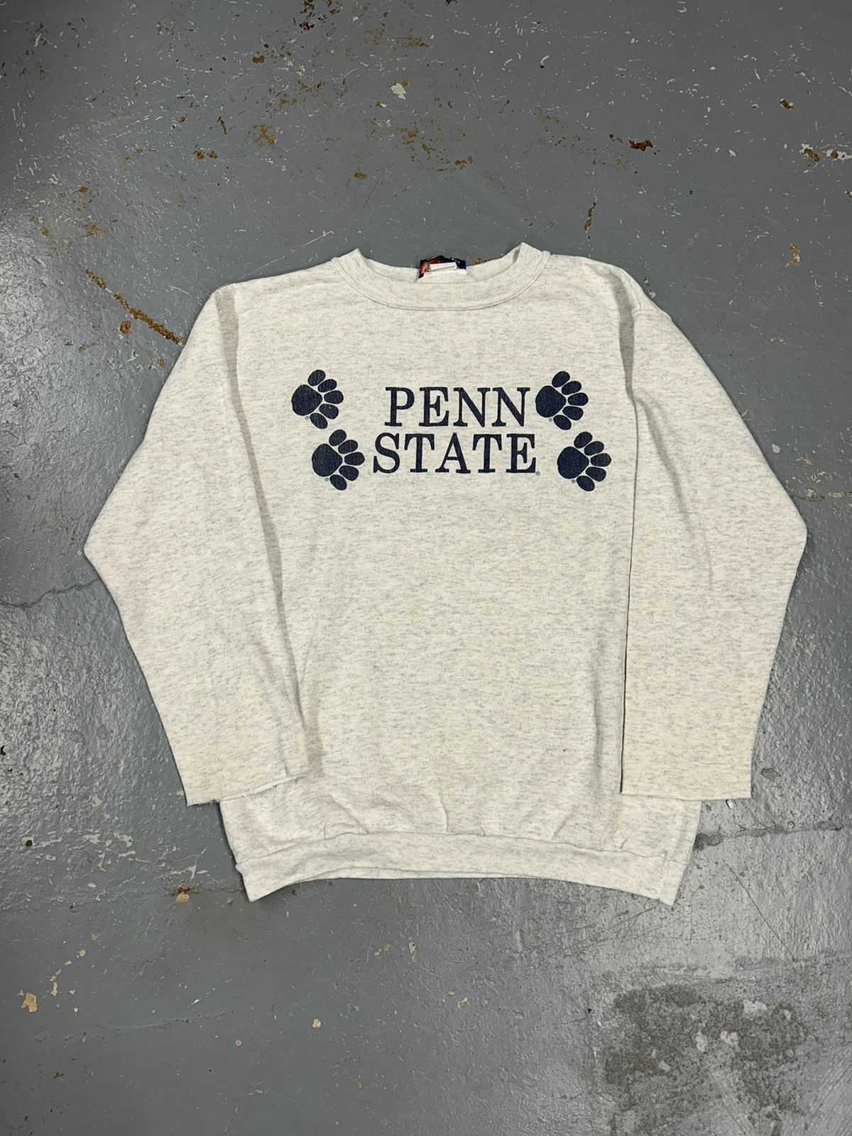 Vintage Crazy Vintage 80s Light Grey Penn State University Crewneck Size US S / EU 44-46 / 1 - 1 Thumbnail