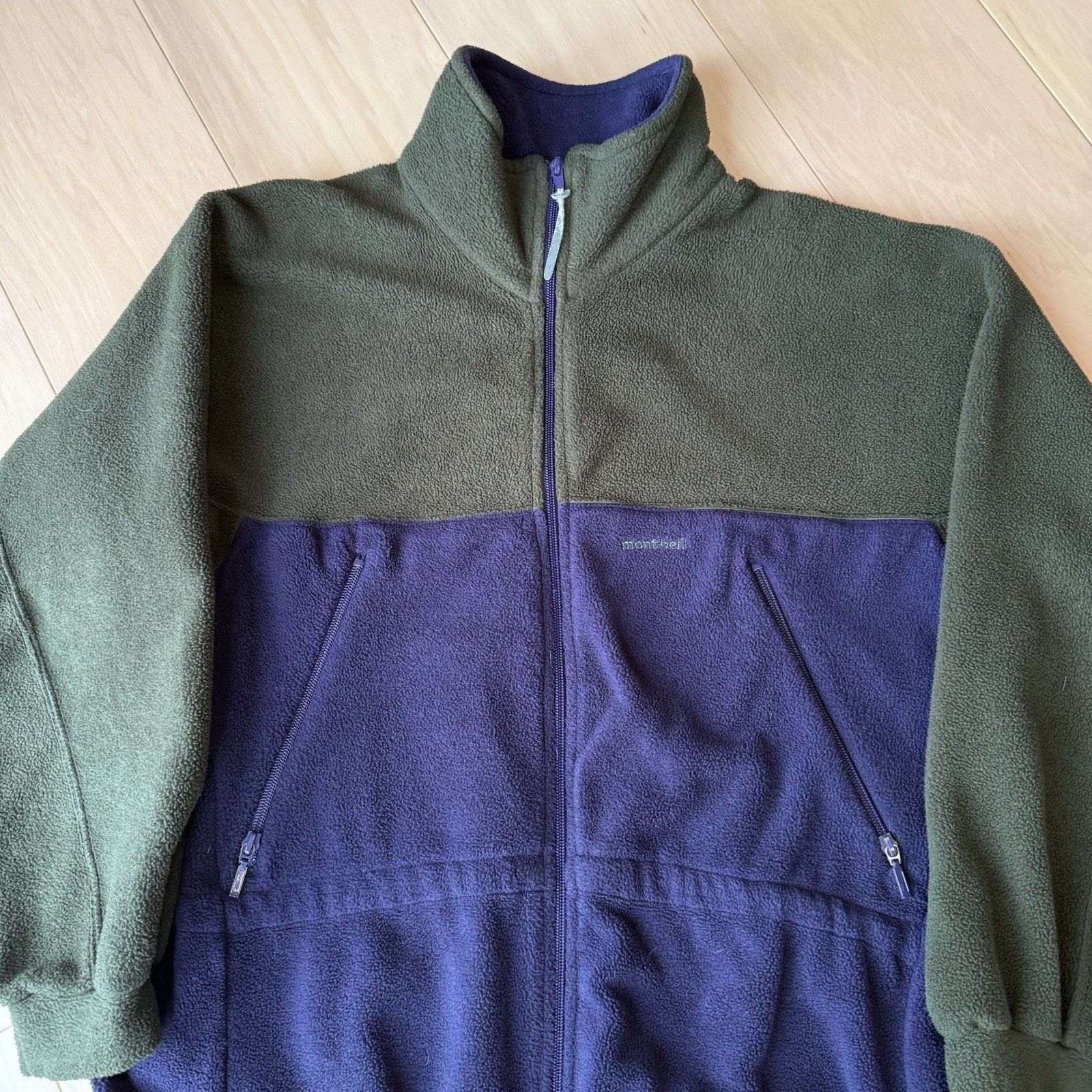 Montbell Vintage Montbell Fleece Jacket Medium Olive Purple Full Zip Size US M / EU 48-50 / 2 - 4 Thumbnail