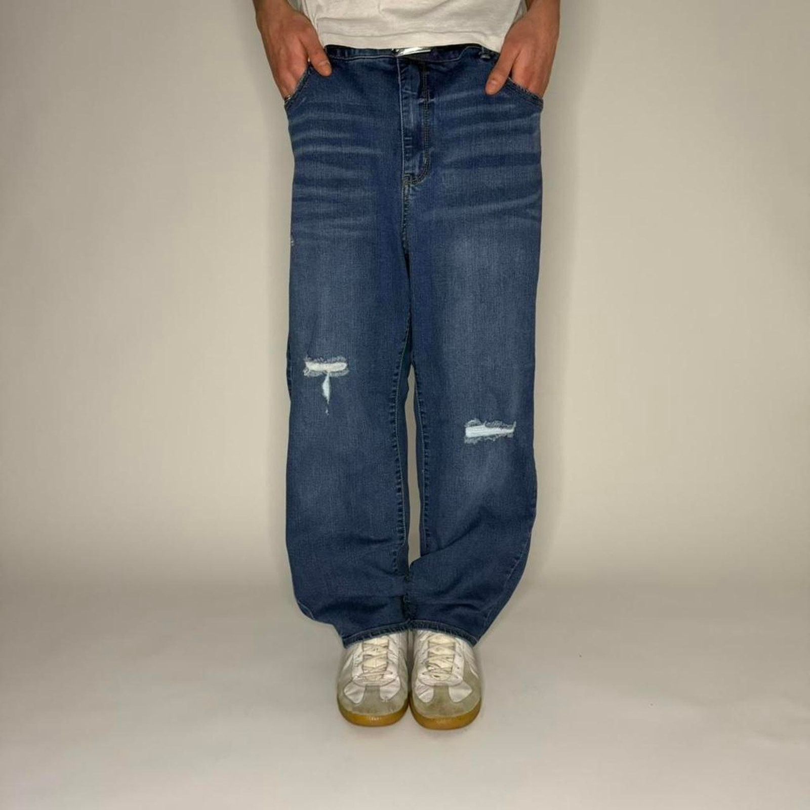 JNCO × Vintage vintage 2000s relaxed baggy wide leg faded distressed jeans Size US 38 / EU 54 - 1 Thumbnail