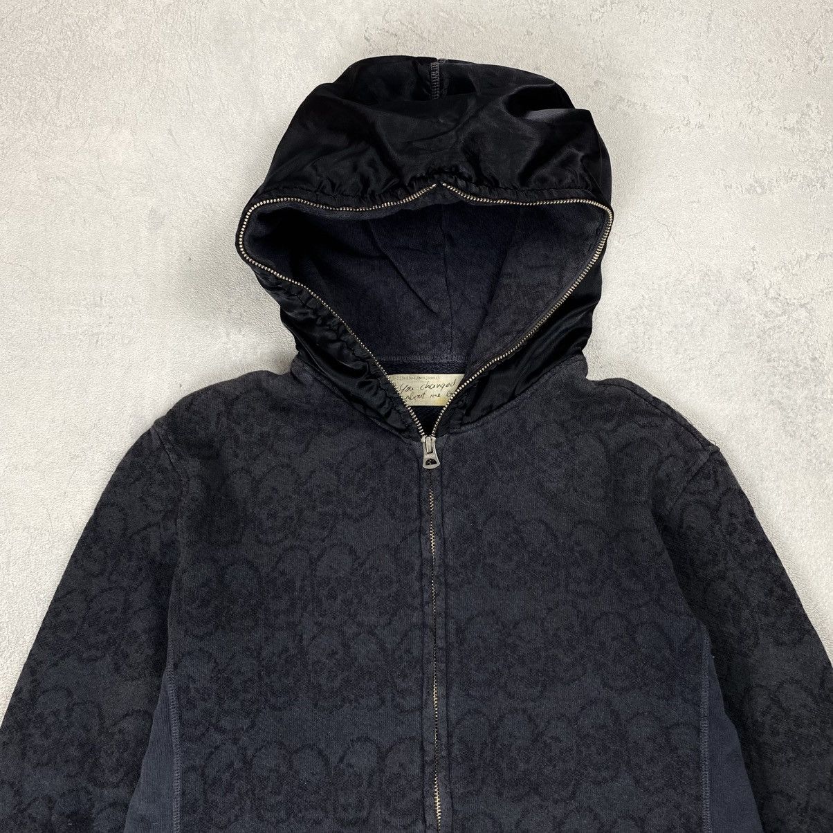 14th Addiction Japanese Heritage Stone Skull Pattern Zip Hoodie Sweatshirt Size US M / EU 48-50 / 2 - 11 Thumbnail