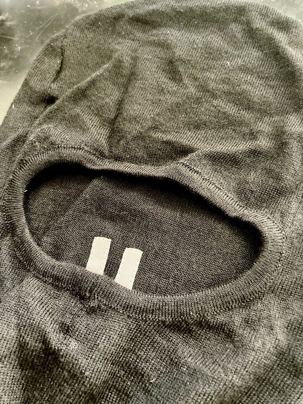 Rick Owens F/W 22 "STROBE" Cashmere Skull Balaclava Hat Rick Owens Size ONE SIZE - 7 Thumbnail