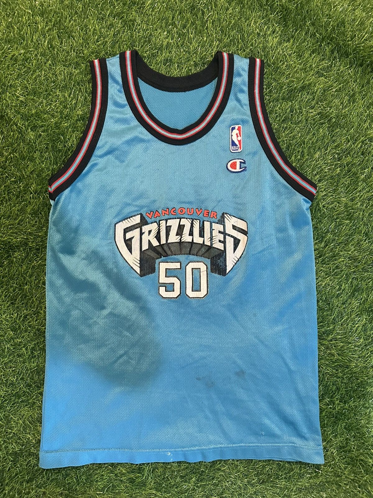 NBA × Vintage Vintage NBA Vancouver Grizzlies Jersey Size YL 14-16 Y Size US XXS / EU 40 - 1 Thumbnail