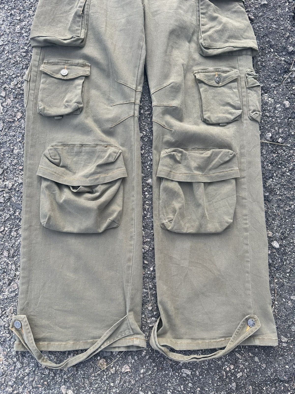 Japanese Brand CARGO PANTS MULTIPOCKET SENDITIONARIES 12 POCKET BAGGY PANTS Size US 30 / EU 46 - 5 Thumbnail