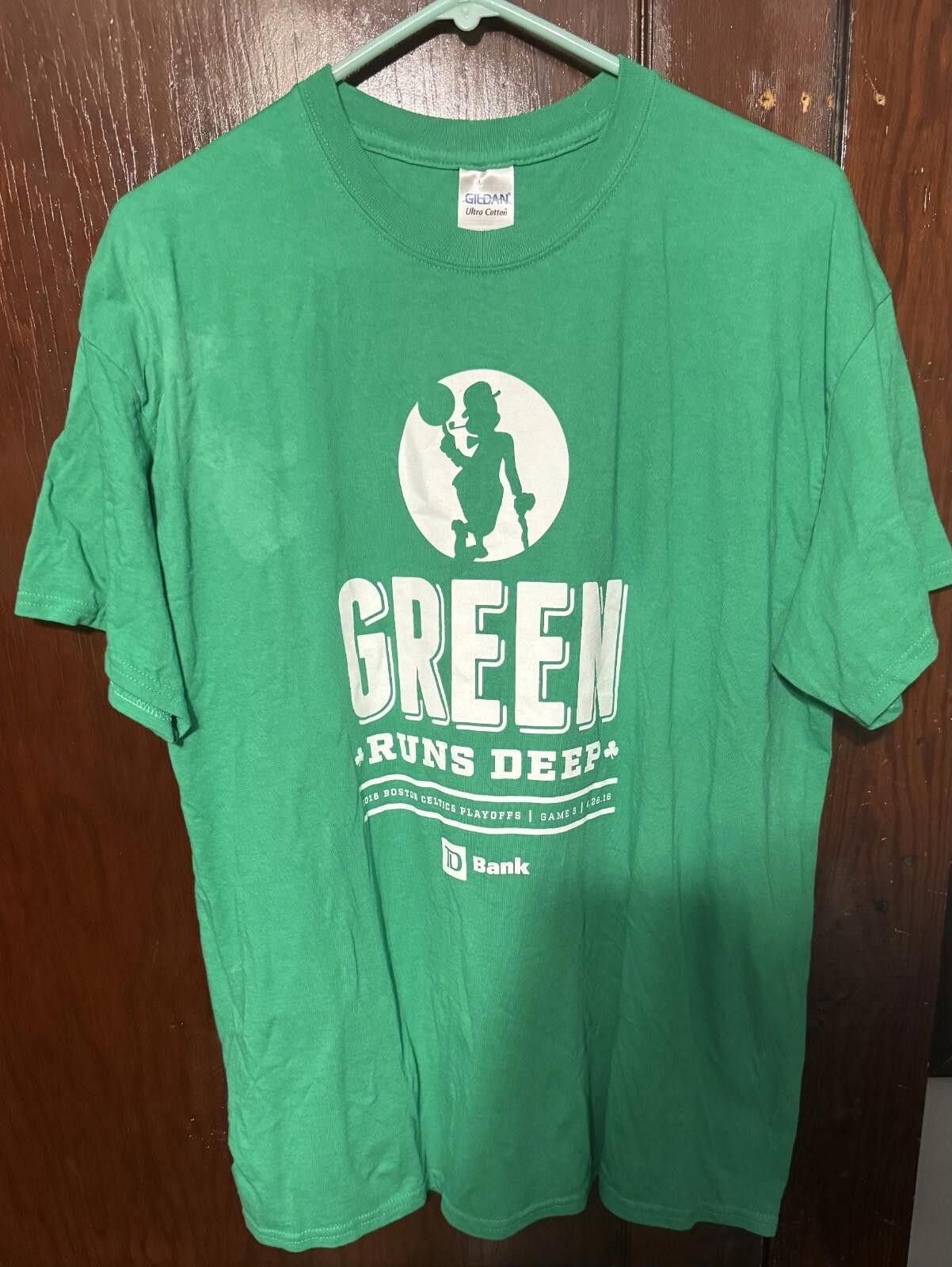 Other Boston Celtics Green Runs Deep T-Shirt Men Size XL NBA Green Size US XL / EU 56 / 4 - 1 Thumbnail