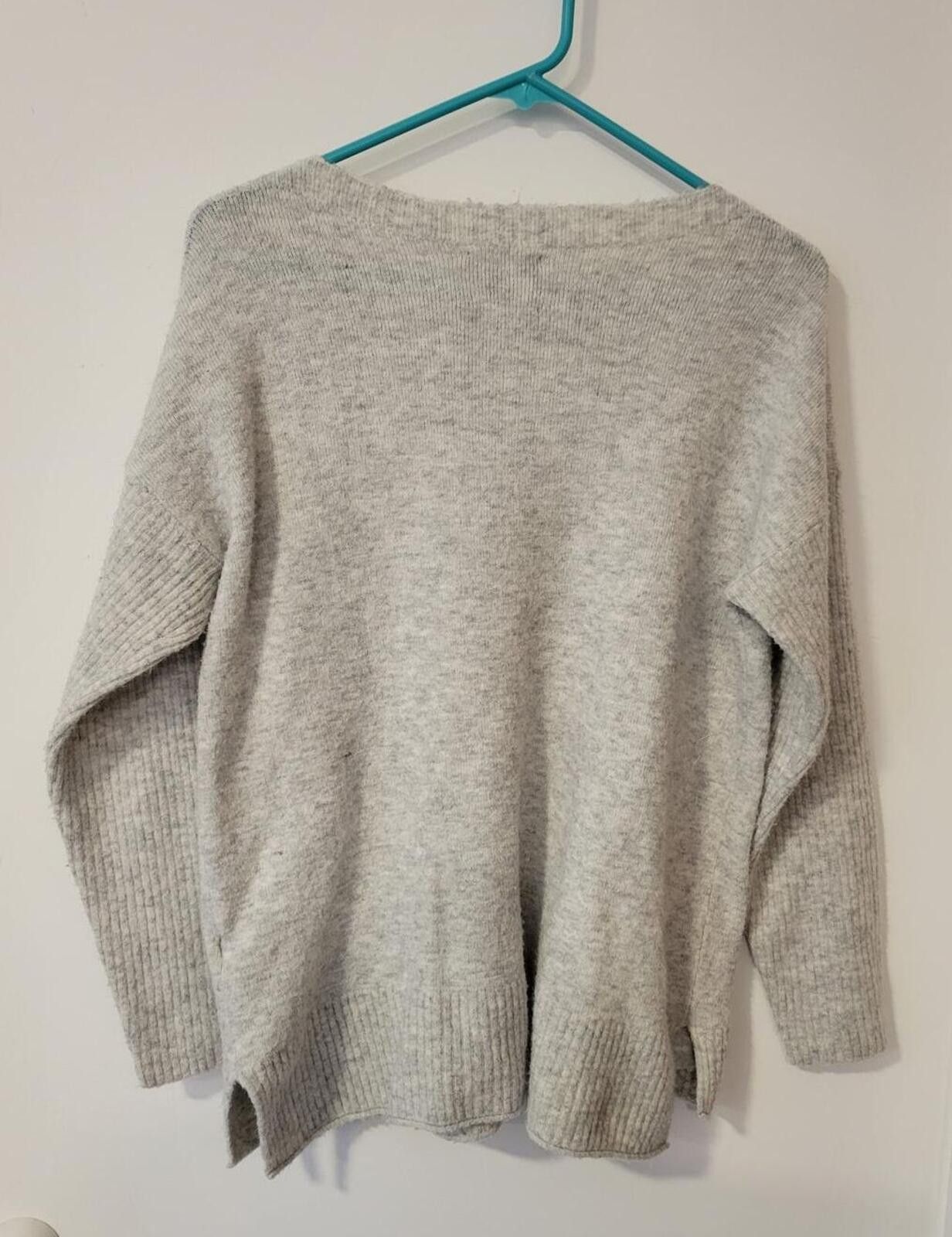 Abercrombie & Fitch Abercrombie & Fitch Light Gray Sweater with Pockets Size M / US 6-8 / IT 42-44 - 2 Thumbnail