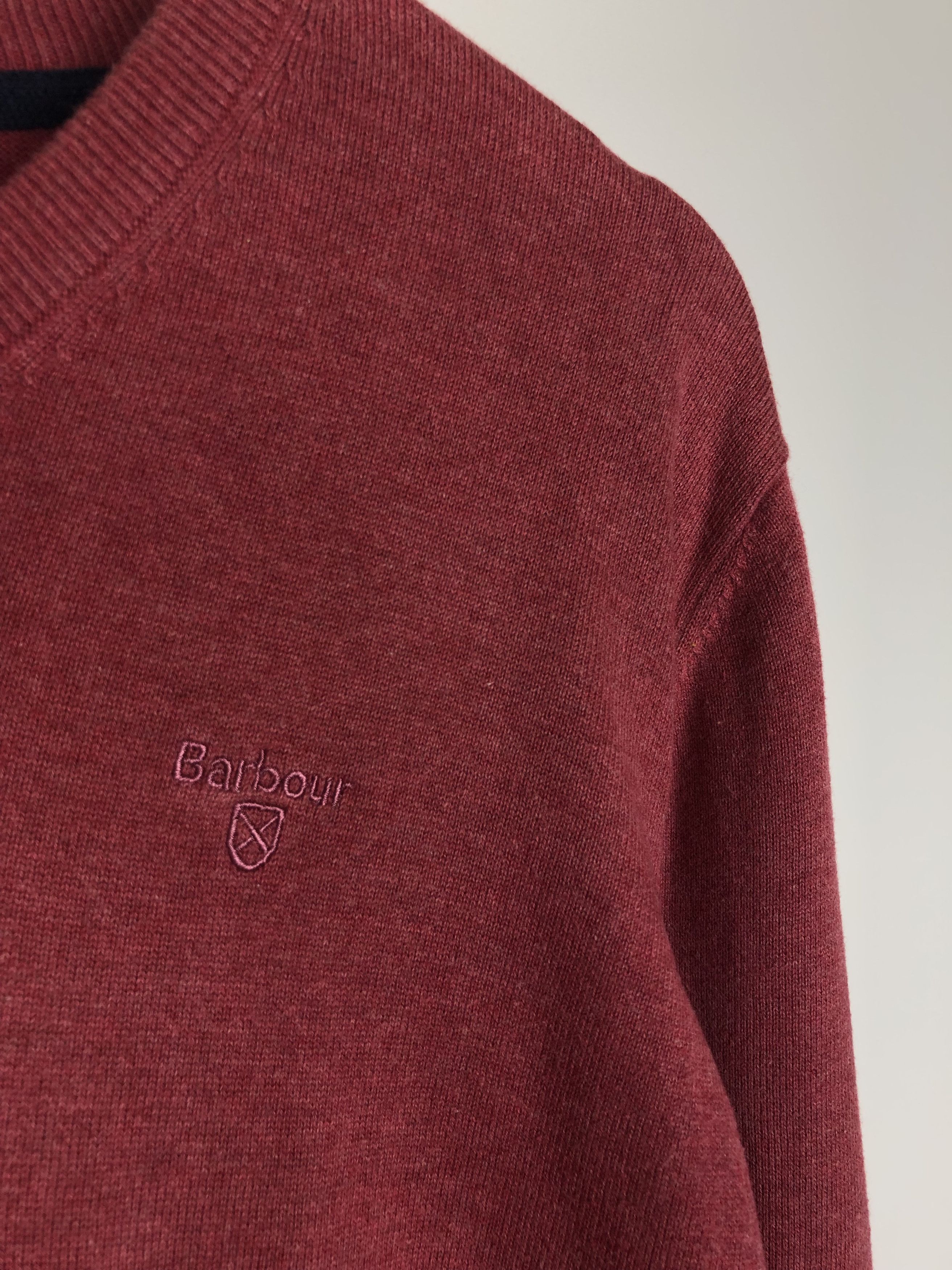 Barbour Barbour Basic Sweater Pullover V-Neck size L Size US L / EU 52-54 / 3 - 4 Thumbnail