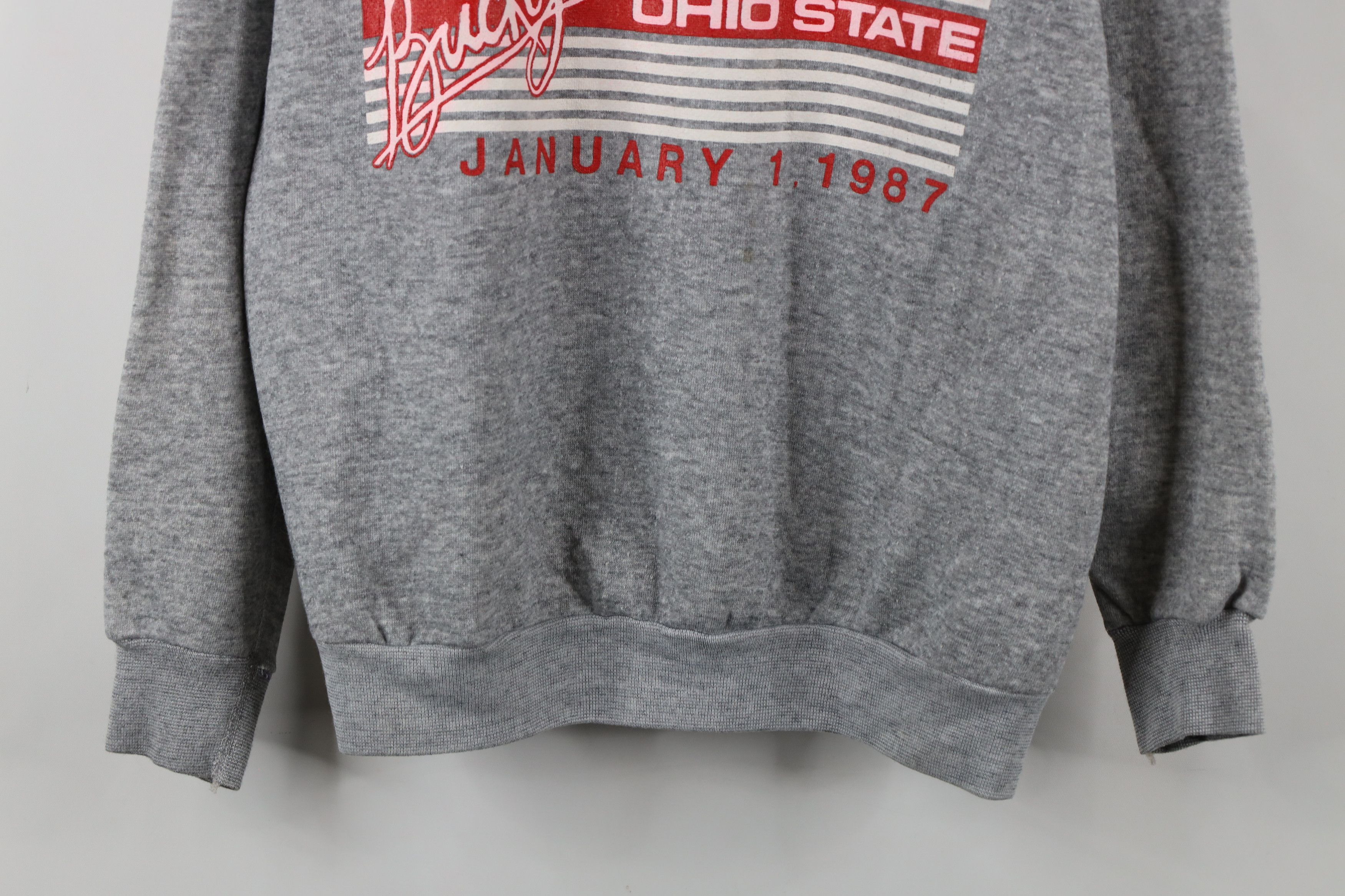 Vintage Vintage 80s Ohio State University Football Sweatshirt USA Size US XL / EU 56 / 4 - 3 Thumbnail