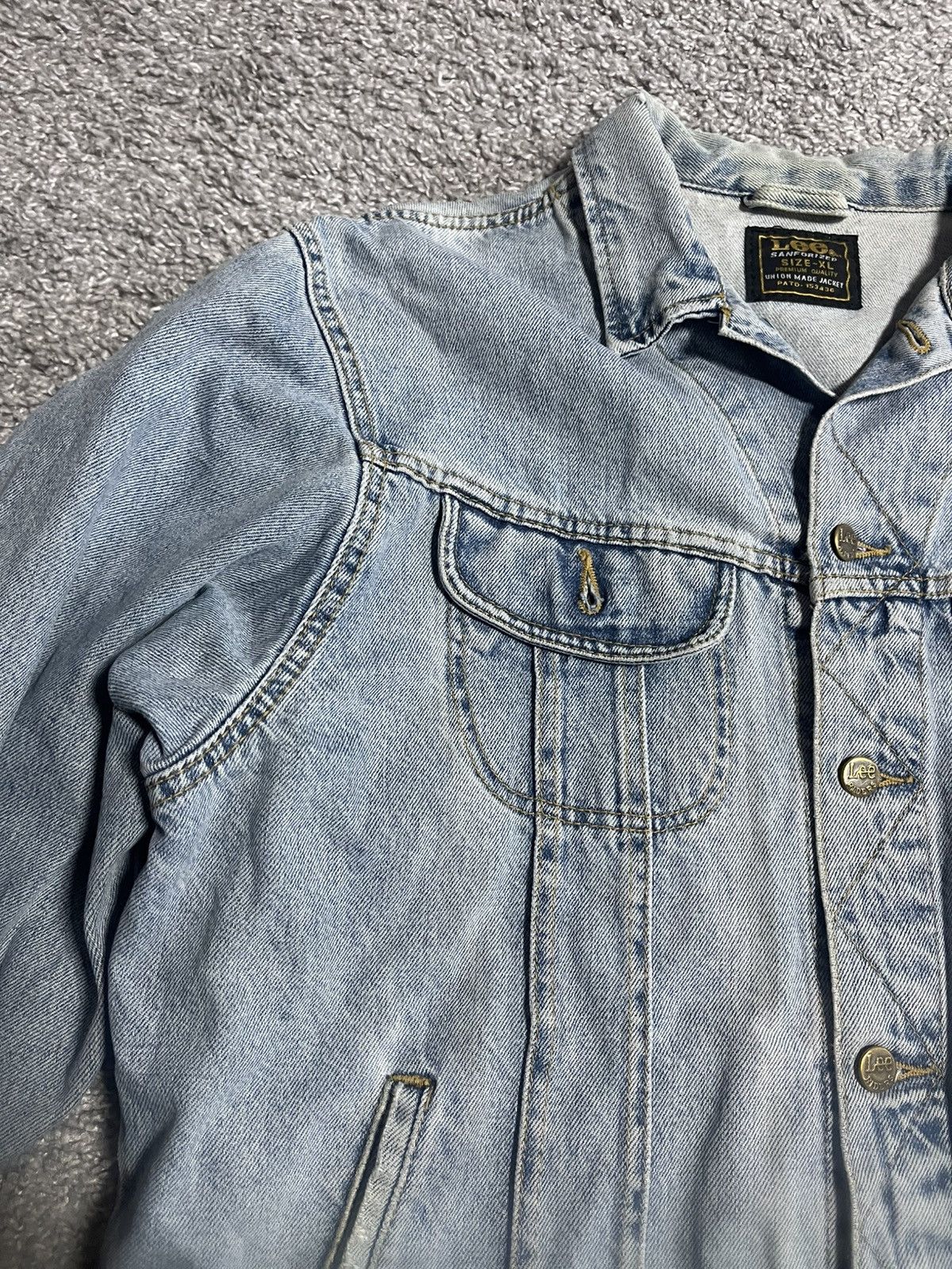 Lee × Vintage LEE RIDERS VINTAGE DENIM BLUE JACKET RARE 7850 USA SIZE XL Size US XL / EU 56 / 4 - 7 Thumbnail