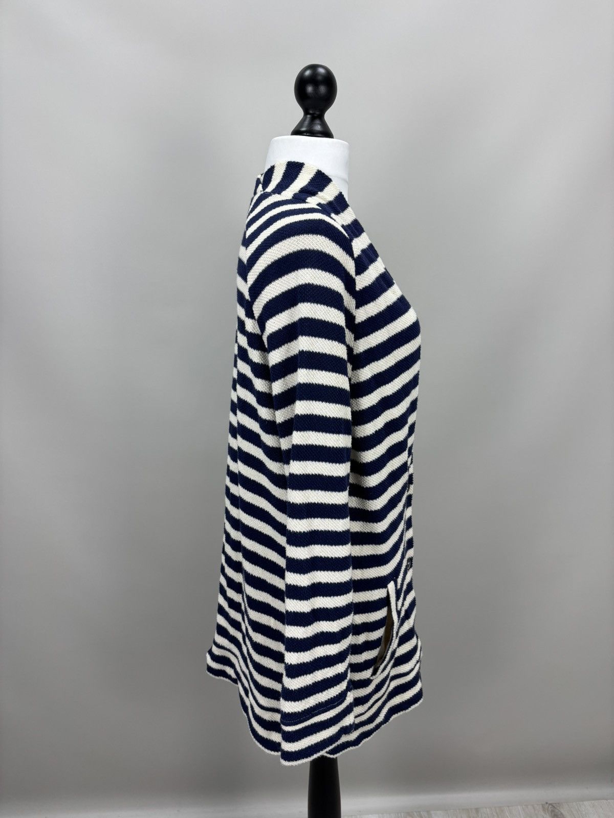 Barena Womens cardigan Barena Venezia Size L Color White/Blue Size US L / EU 52-54 / 3 - 4 Thumbnail