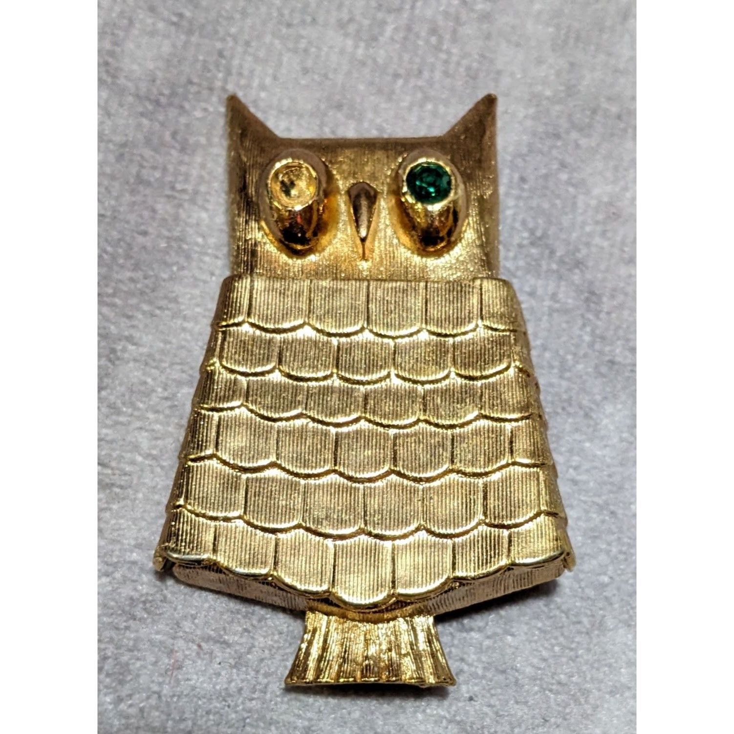Other Vintage Avon Owl Gold Tone Solid Perfume Holder Size ONE SIZE - 6 Thumbnail