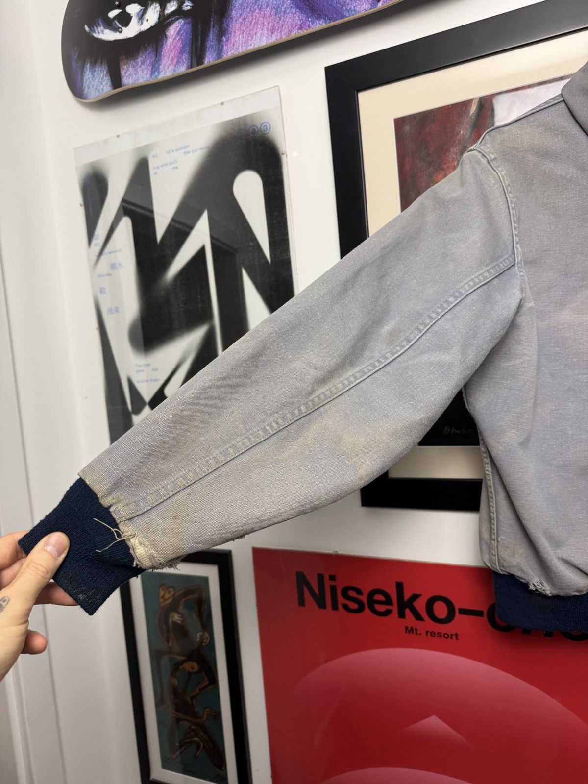 Carhartt Vintage 90s Carhartt Active Jacket Detroit Distressed Work Size US M / EU 48-50 / 2 - 8 Thumbnail