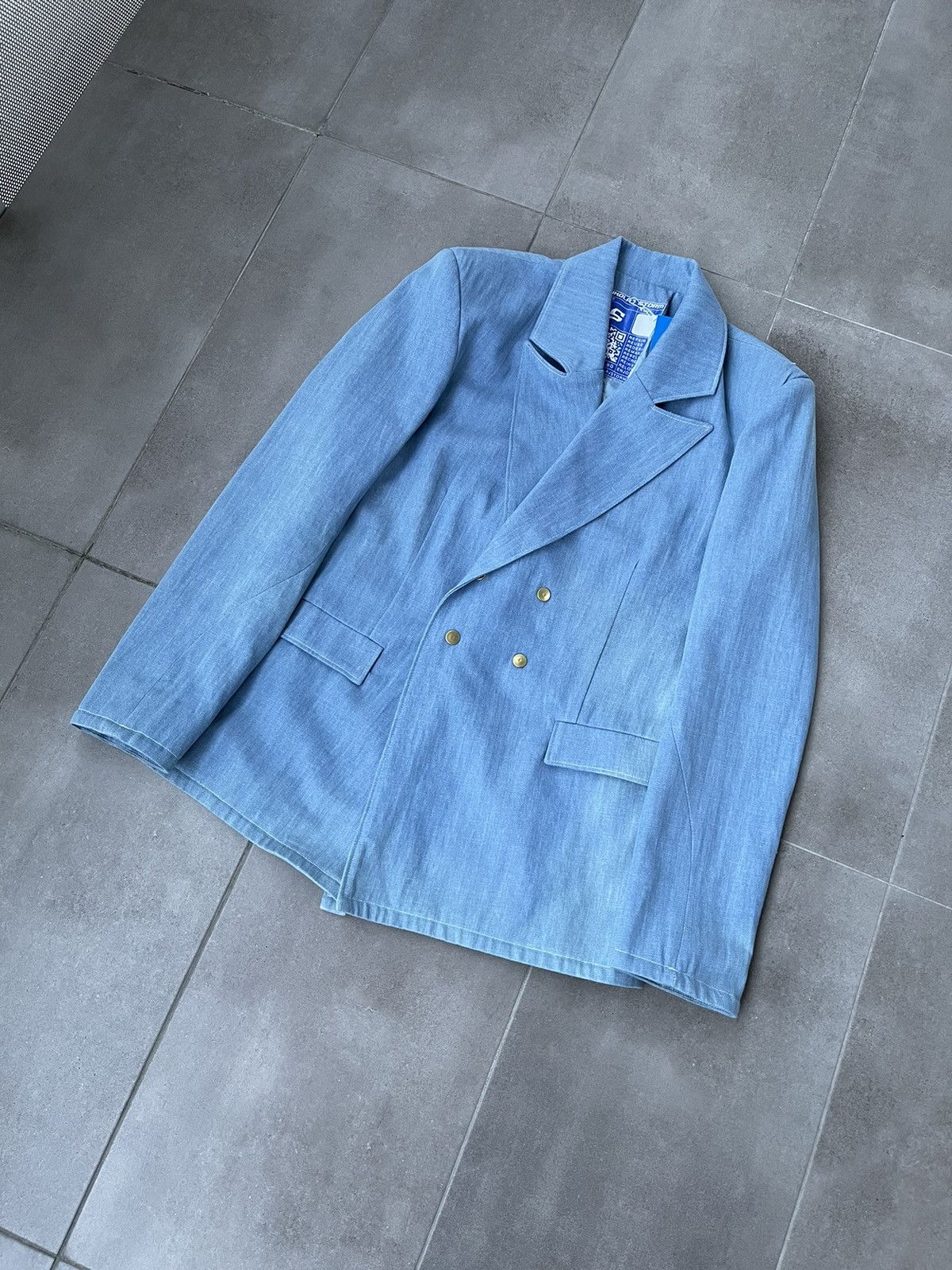 Other !DS! SS23 Nikolaj Storm Hydra Light Denim Bazer Jacket Size 36R - 9 Thumbnail