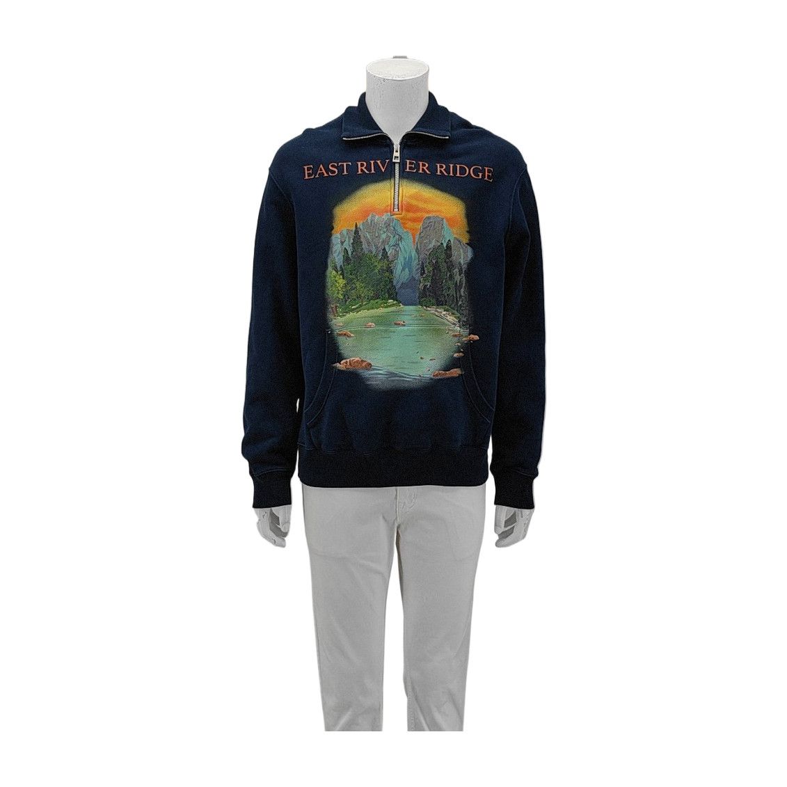 Loewe LOEWE East River Ridge Half-Zip Sweatshirt M Size US M / EU 48-50 / 2 - 1 Thumbnail