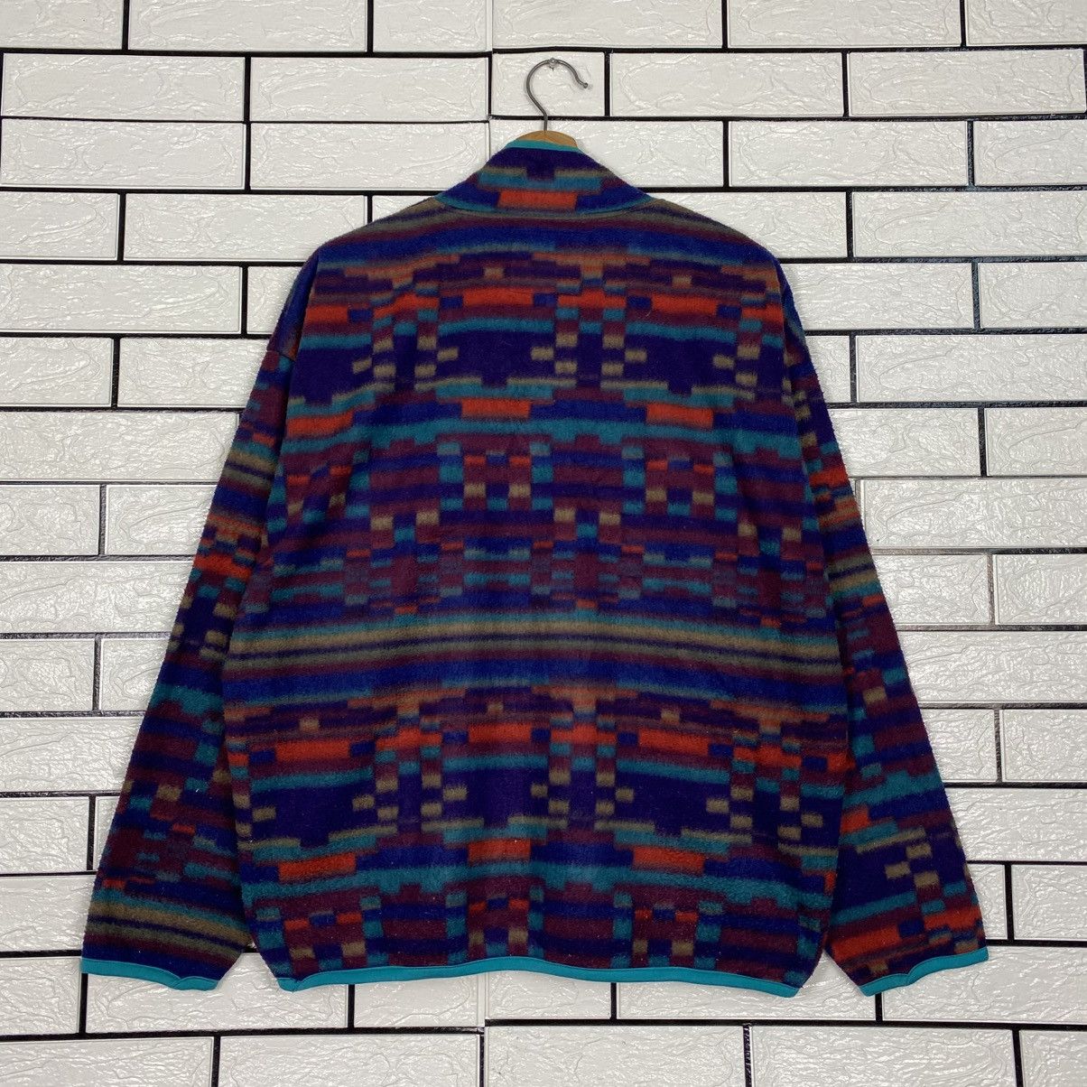 Japanese Brand 📌City Guy Club Fleece Navajo Jacket Native Aztec Design Size US L / EU 52-54 / 3 - 10 Thumbnail
