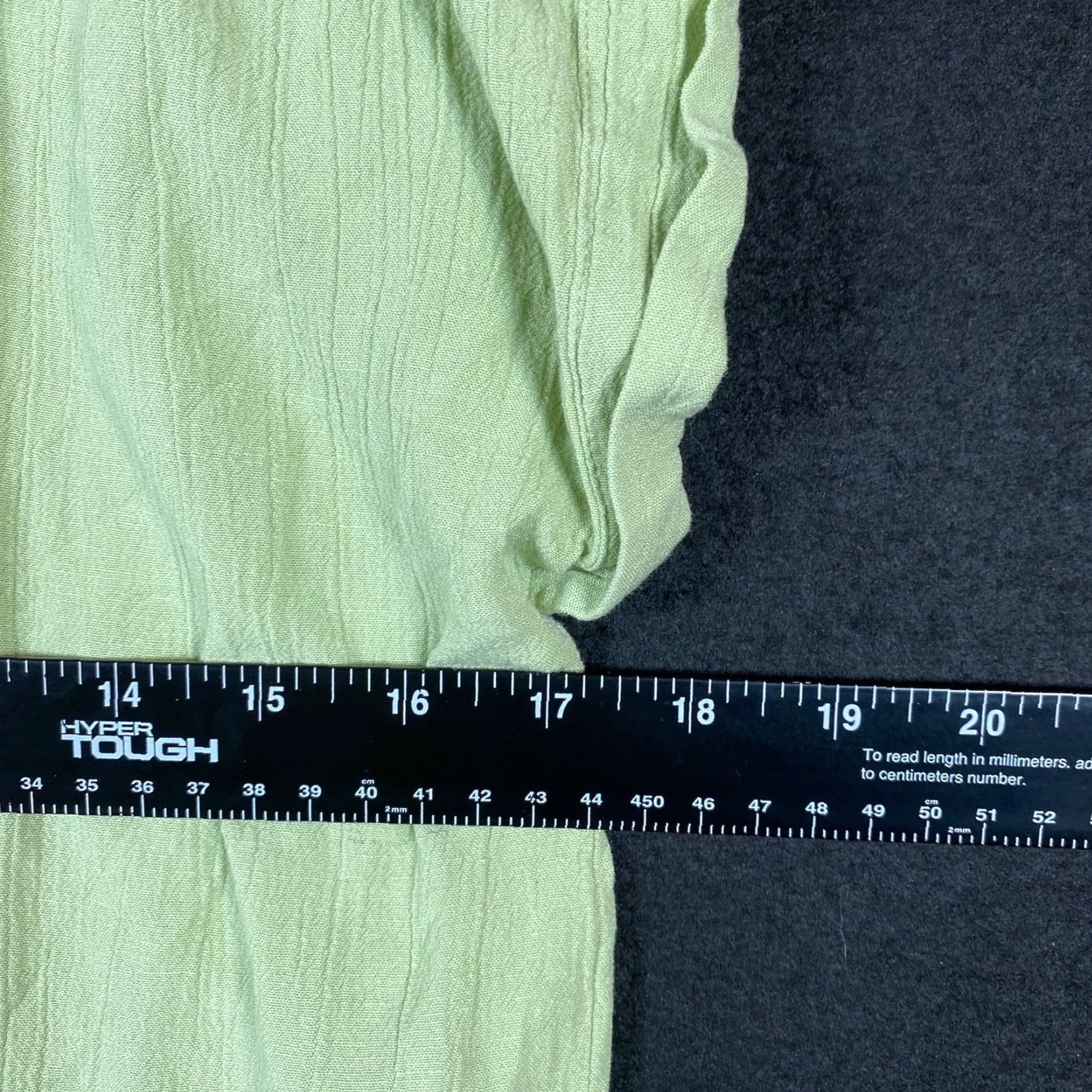 Loft LOFT Womens Blouse Green Cap Sleeve Button Down VNeck Linen Blend Stretch XS Size XS / US 0-2 / IT 36-38 - 6 Thumbnail