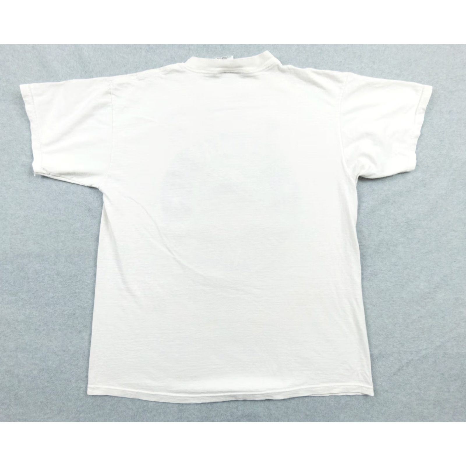 Tultex VINTAGE Tultex Shirt Mens XL White Crewneck Graphic Tee Crystal Harmony All Seasons 80s 90s Concert? Size US XL / EU 56 / 4 - 6 Thumbnail