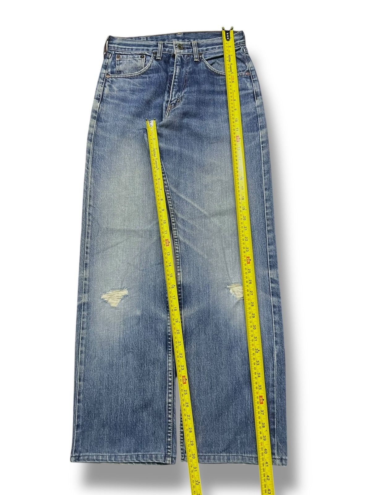 Baggy Vintage 90s Levi’s 504 japan - Faded Wash, Distressed