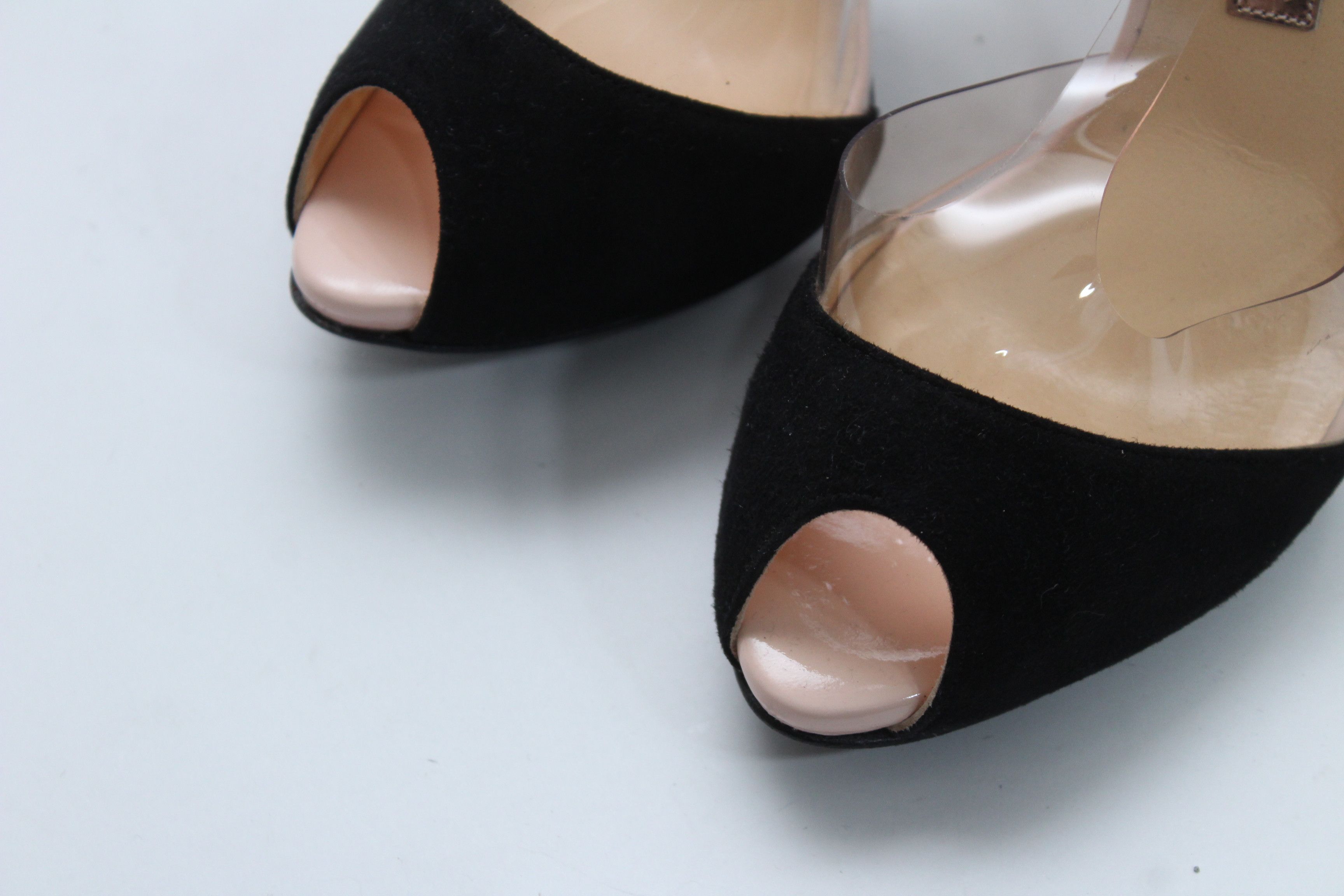 Other Nando Muzi Clear Detail Suede Sandals Size 37 Size US 7 / IT 37 - 14 Thumbnail