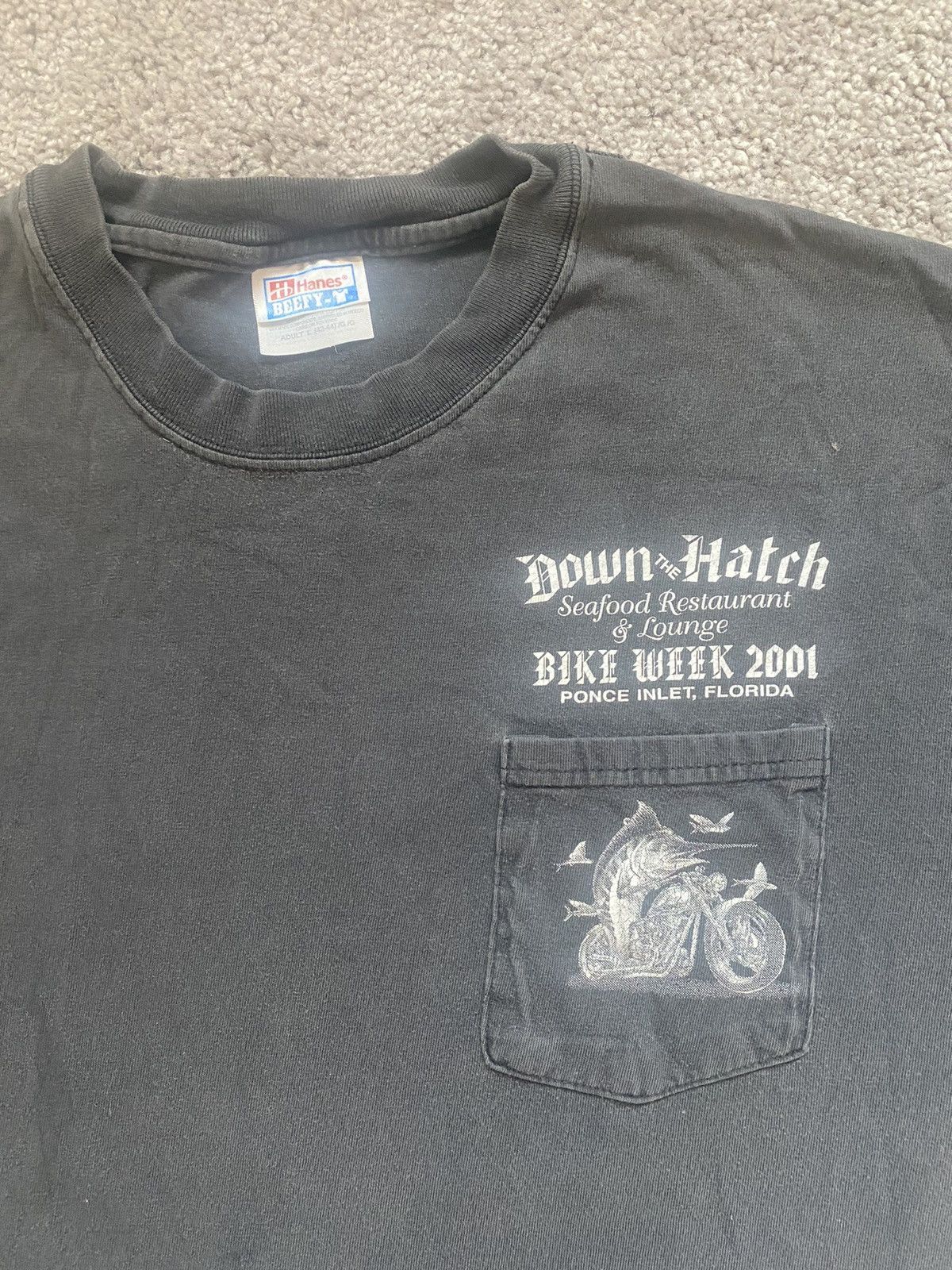 Harley Davidson × Vintage Vintage Faded Harley Davidson Tee Shirt Size US L / EU 52-54 / 3 - 4 Thumbnail