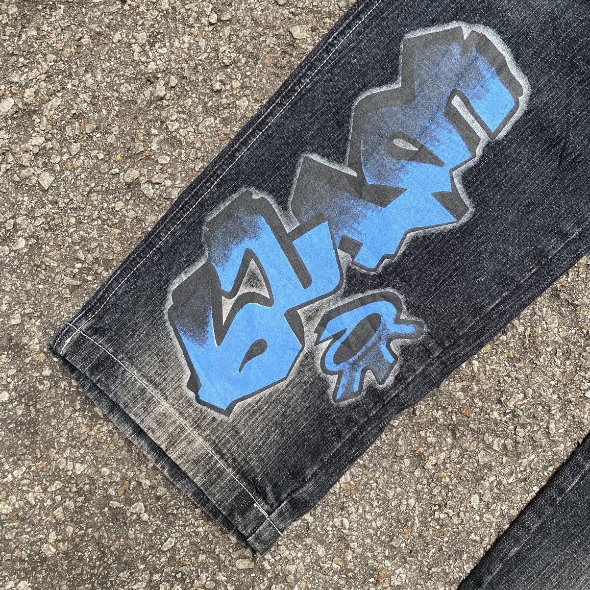 Southpole Faded Black Jeans Lot 29 Looney Tunes Jnco Size US 32 / EU 48 - 2 Thumbnail