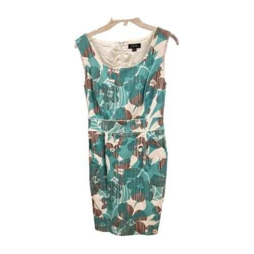 Other TAHARI Arthur S Levine Blue Short Sleeve Dress Beaded Neckli Size M / US 6-8 / IT 42-44 - 7 Thumbnail