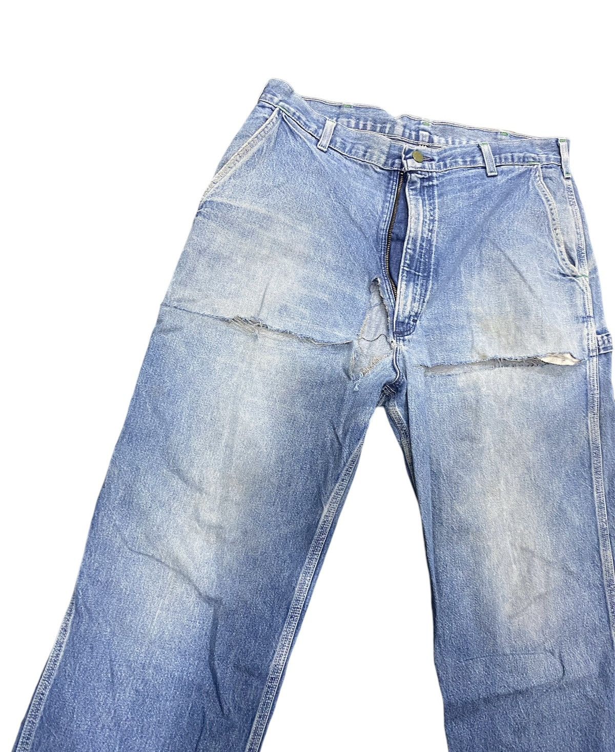 Japanese Brand × Oshkosh SUPER DESTROYED VINTAGE OSHKOSH CARPENTER BAGGY STYLE Size US 34 / EU 50 - 3 Thumbnail