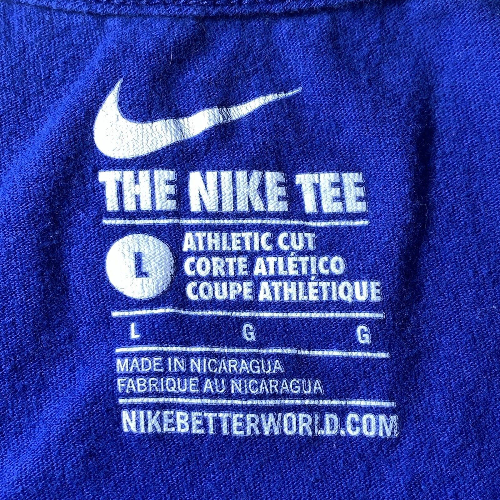 Nike Nike MLB Chicago Cubs Large Athletic World Series '16 Tee Size US L / EU 52-54 / 3 - 3 Thumbnail