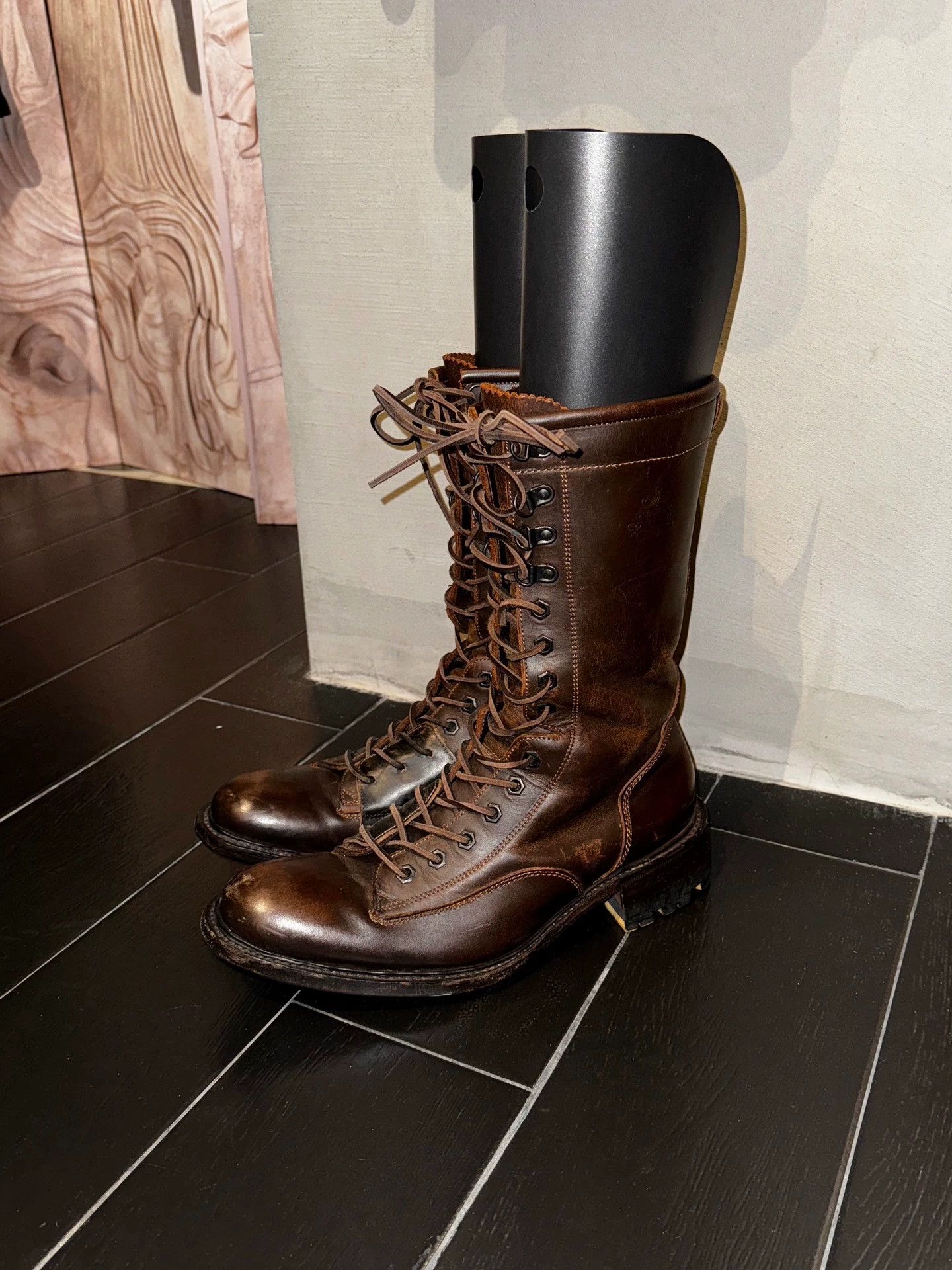 Vintage Japanese Brand Vintage Cowhide Toe Cap Strappy Boots Size 40 Size US 7 / EU 40 - 8 Thumbnail