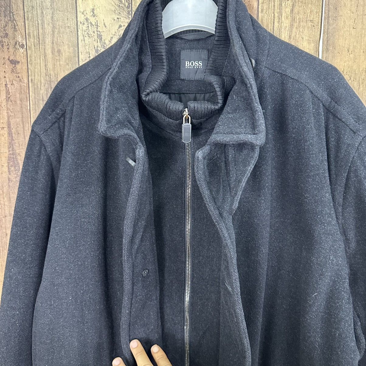 Hugo Boss Hugo Boss Cashmere Wool Jacket Made In Ukraine Z104 Size US L / EU 52-54 / 3 - 8 Thumbnail