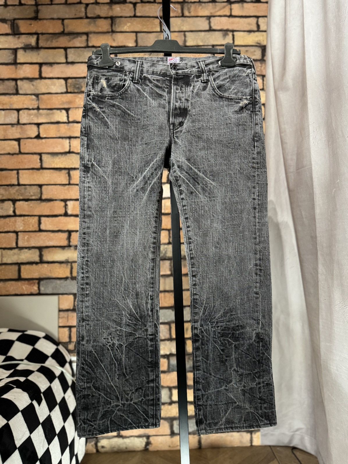 Prps $482 OG PRPS JAPAN DISTRESSED JEANS DENIM SLIM DISTRESSED Size US 34 / EU 50 - 1 Thumbnail