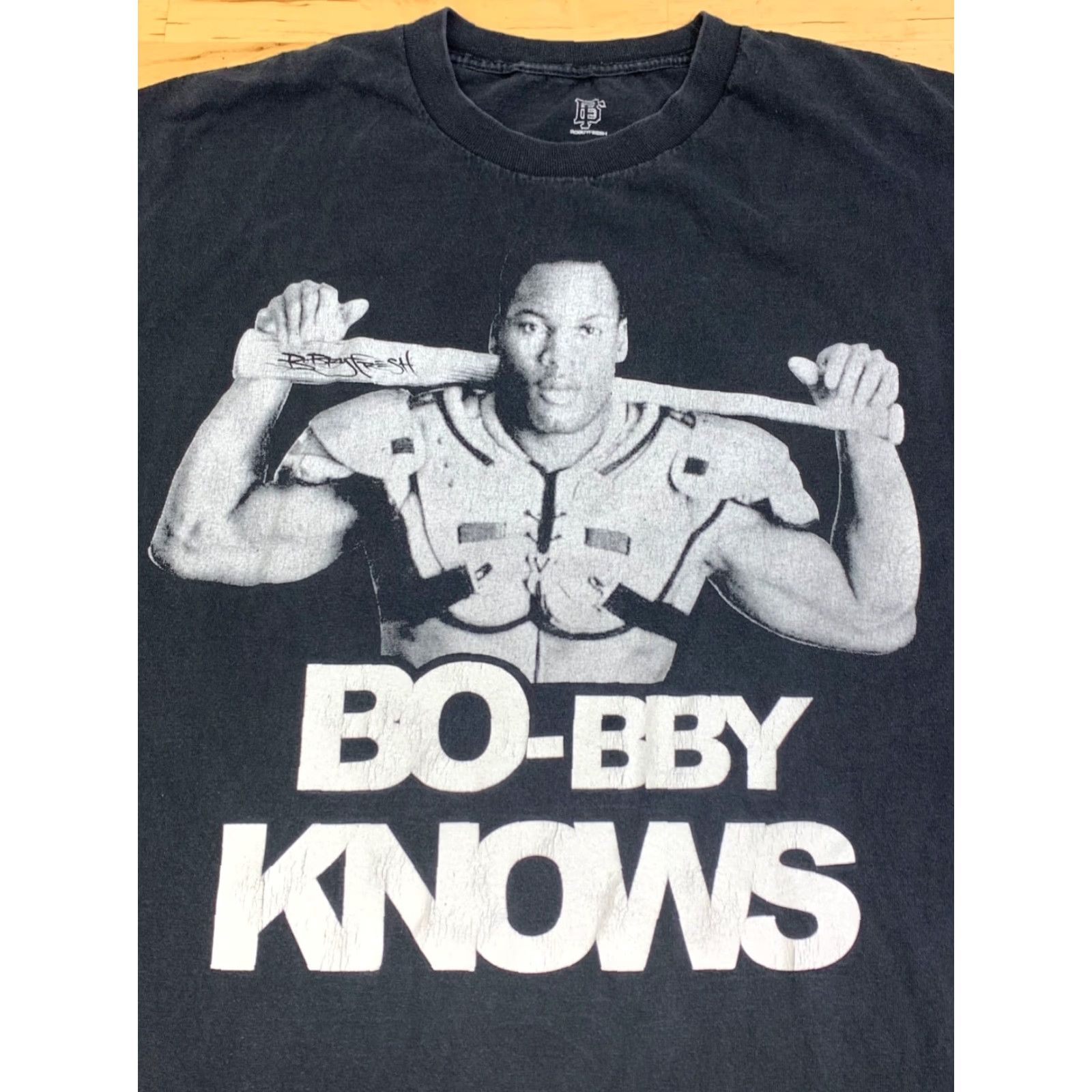 Vintage Bobby Fresh Bo-bby Knows Shirt Men L Black Y2K Graphic Tee Cotton Sportswear/Beach Mens Size US L / EU 52-54 / 3 - 3 Thumbnail