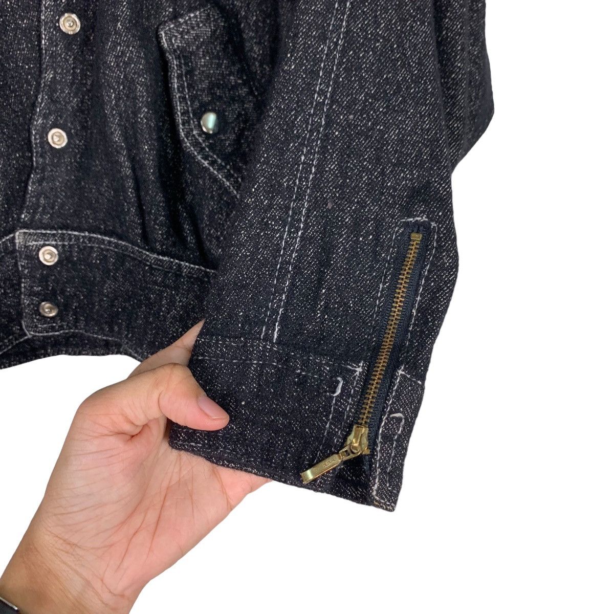 Japanese Brand SEZON Studded Riot Cropped Jacket #0632-C29 Size US S / EU 44-46 / 1 - 13 Thumbnail