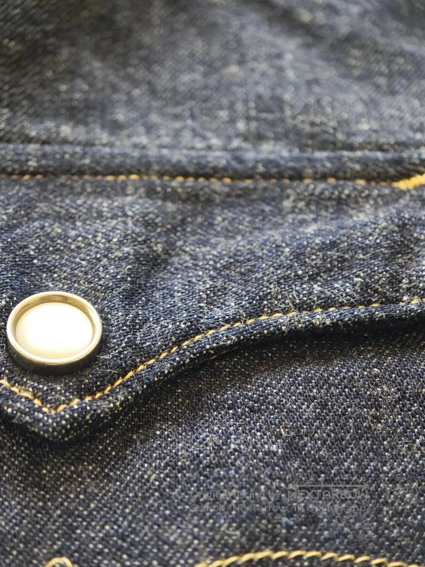 RRL Ralph Lauren RRL 2014 Indigo Denim Floral Shirt. Size US S / EU 44-46 / 1 - 4 Thumbnail