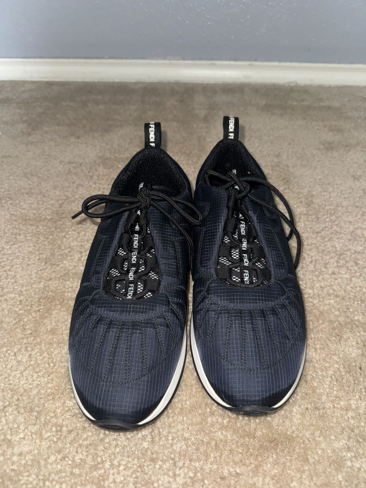 Fendi Fendi Women Freedom Logo Sneakers Size 37 1/2 Size US 7.5 / IT 37.5 - 1 Thumbnail