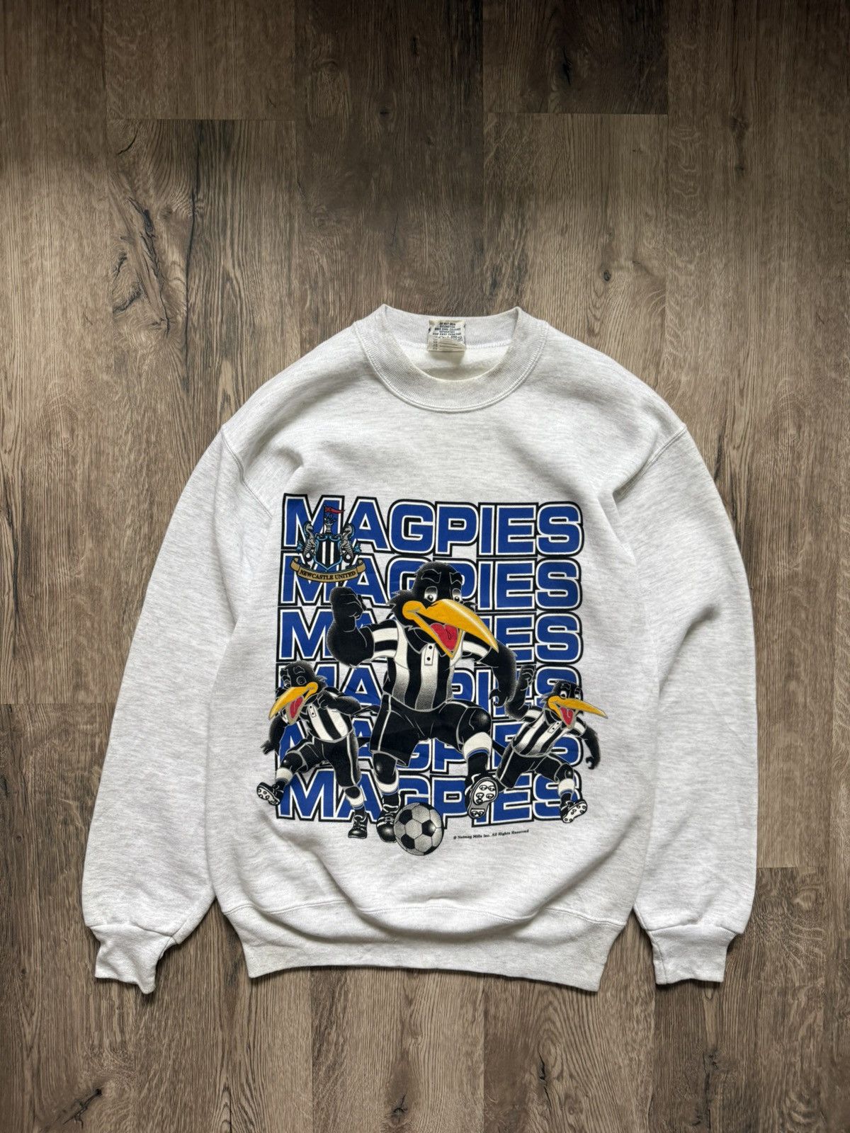 Nutmeg Vintage 90s Nutmeg Sweatshirt New Castle United Size US M / EU 48-50 / 2 - 1 Thumbnail