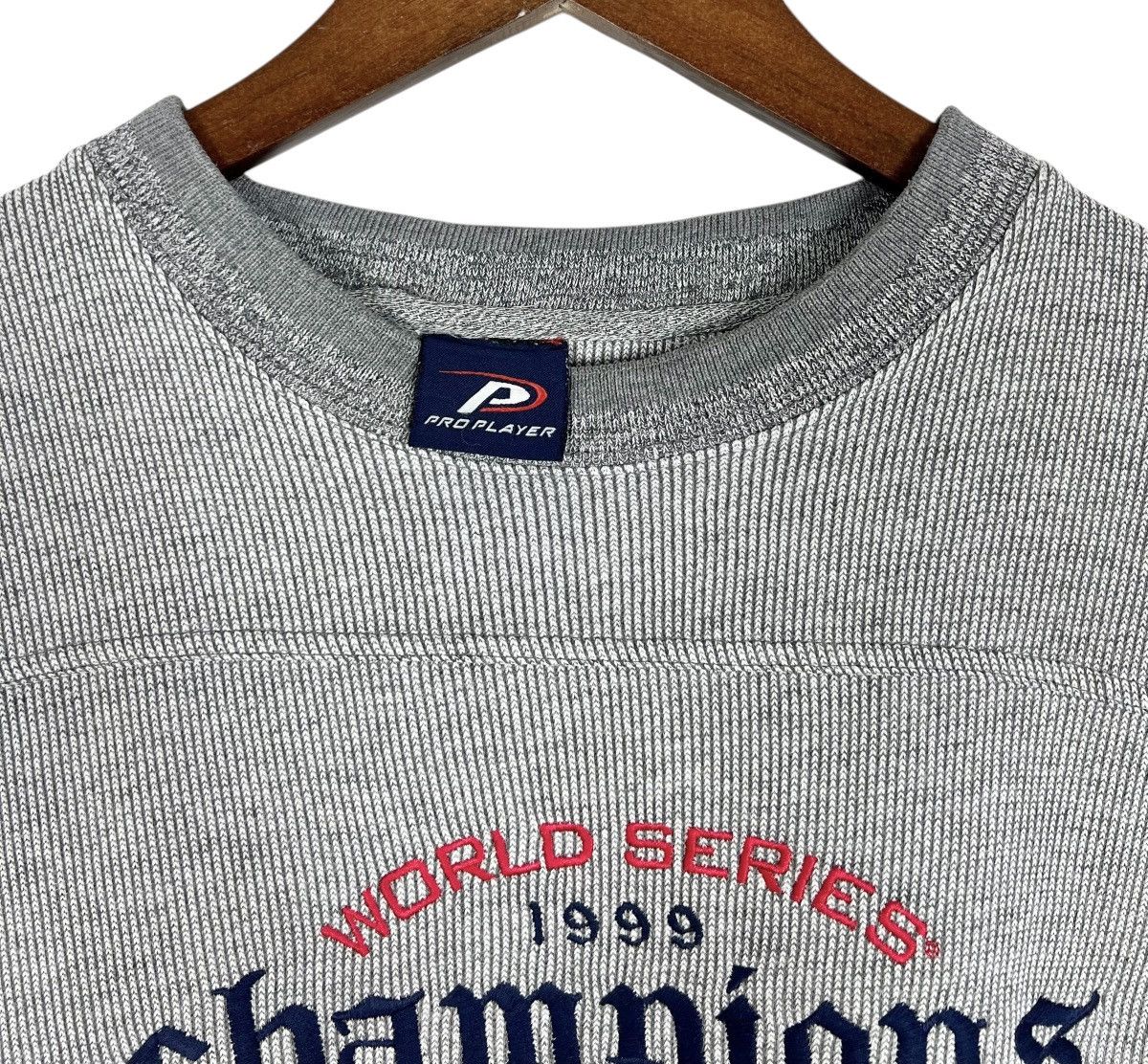 MLB 90s Vintage NY Yankees World Series Champions 1999 Crew Neck Size US XL / EU 56 / 4 - 7 Thumbnail