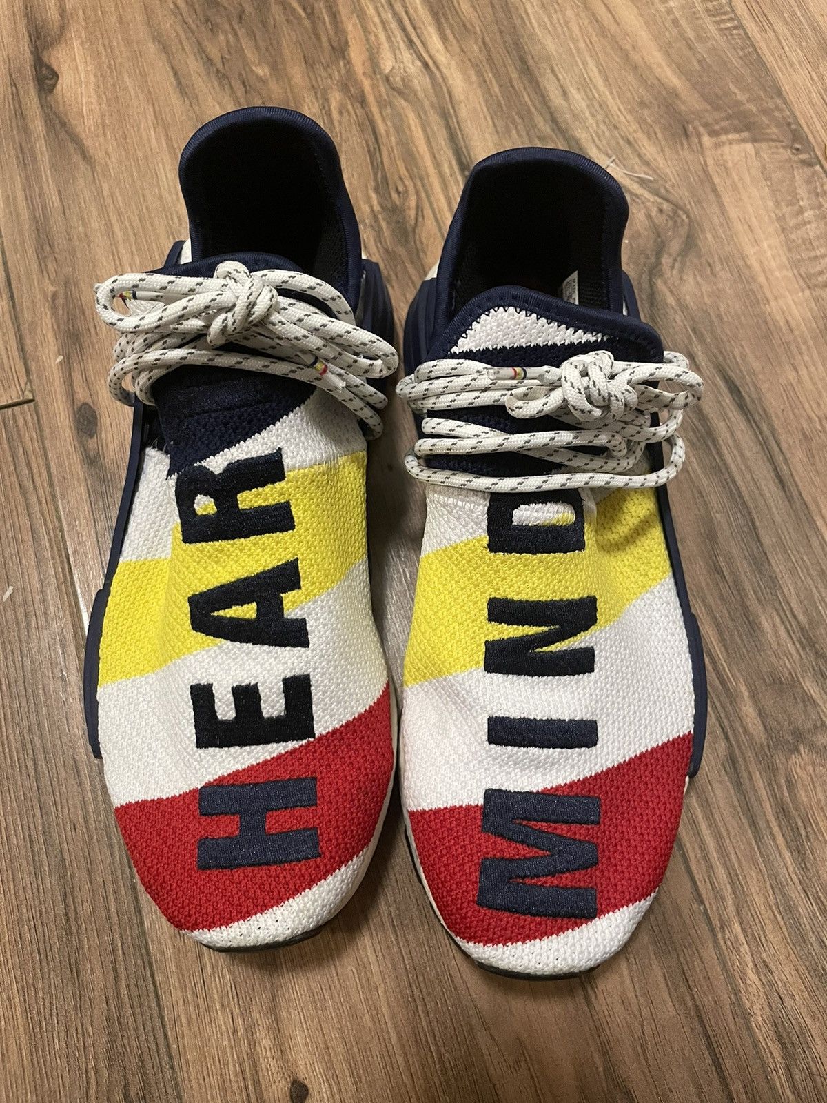Adidas Pharrell x BBC x NMD Human Race Trail “BBC” Size US 9.5 / EU 42-43 - 1 Thumbnail