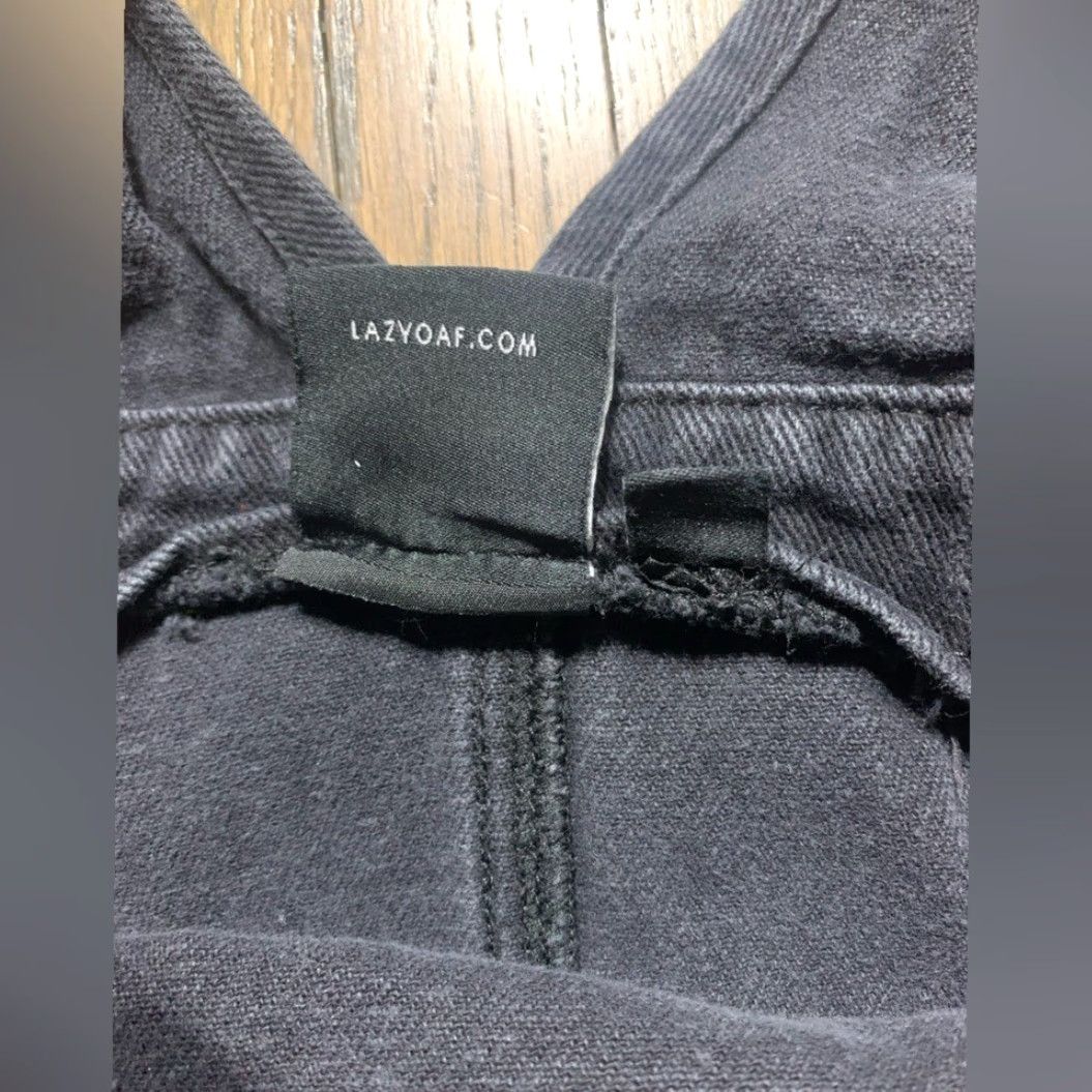 Lazy Oaf Lazy Oaf Black Overalls Shorts Womens S Regular Boyfriend Style Shirt? Size 28" / US 6 / IT 42 - 4 Thumbnail