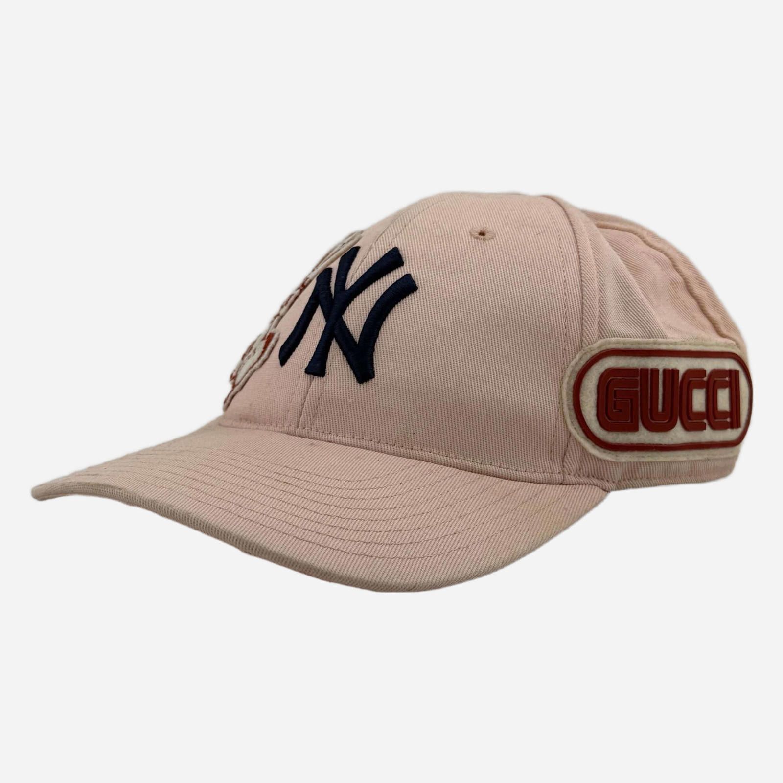 Gucci Gucci x New York Yankees Pink Cap Size ONE SIZE - 1 Thumbnail