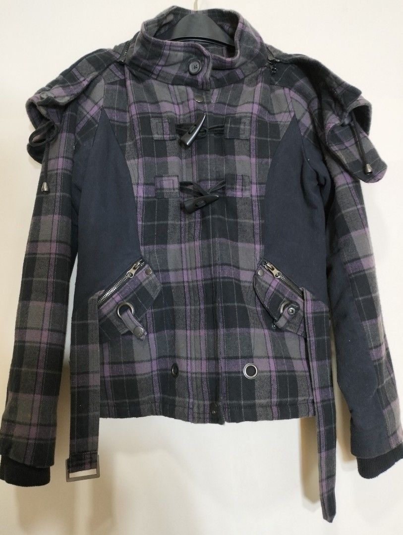 If Six Was Nine × Japanese Brand × Le Grande Bleu (L.G.B.) Japanese plaid hoodie bondage Size US M / EU 48-50 / 2 - 2 Thumbnail