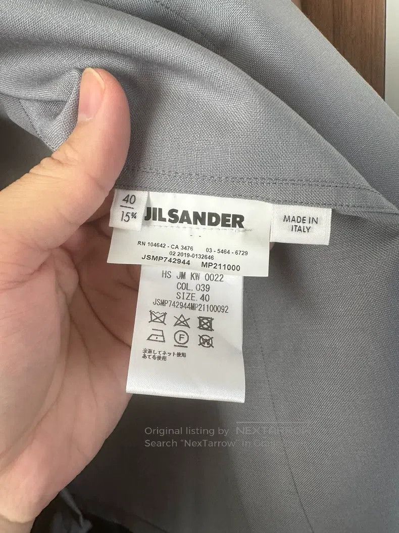 Jil Sander Jil Sander size 40 Men's long sleeve shirt Size US M / EU 48-50 / 2 - 5 Thumbnail