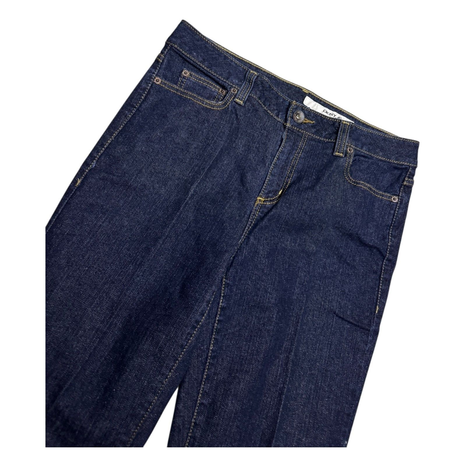 DKNY DKNY JEANS Vintage Y2K PLEATED Bootcut Denim Jeans 34x34 Size 34" / US 12 / IT 48 - 5 Thumbnail