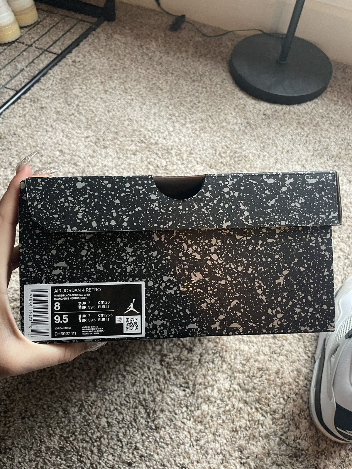 Nike Jordan 4 Military Black Size US 8 / EU 41 - 8 Thumbnail