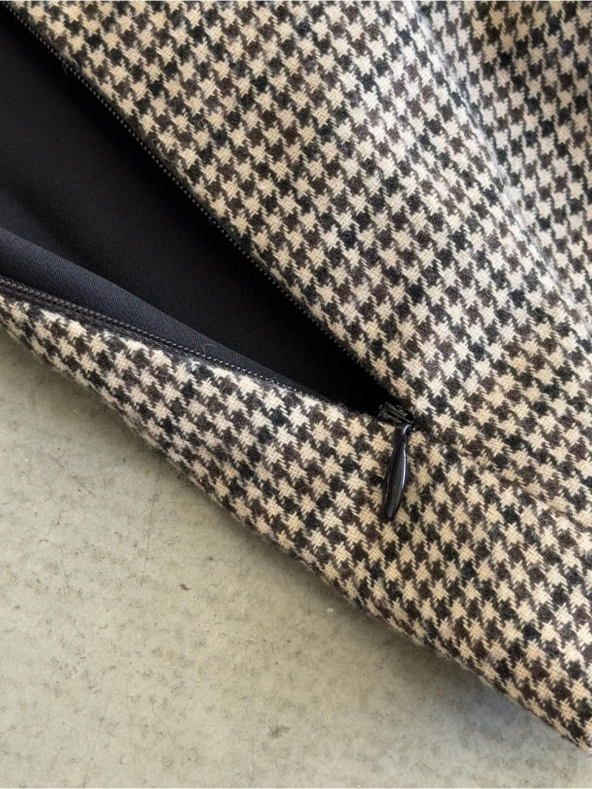 French Connection French Connection / Houndstooth Vest Top / tan brown Size L / US 10 / IT 46 - 10 Thumbnail