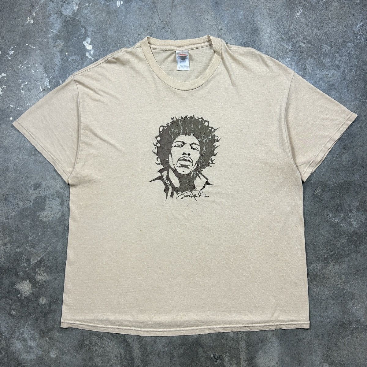 Vintage 2004 Jimi Hendrix Solo Tee Size US XL / EU 56 / 4 - 1 Thumbnail