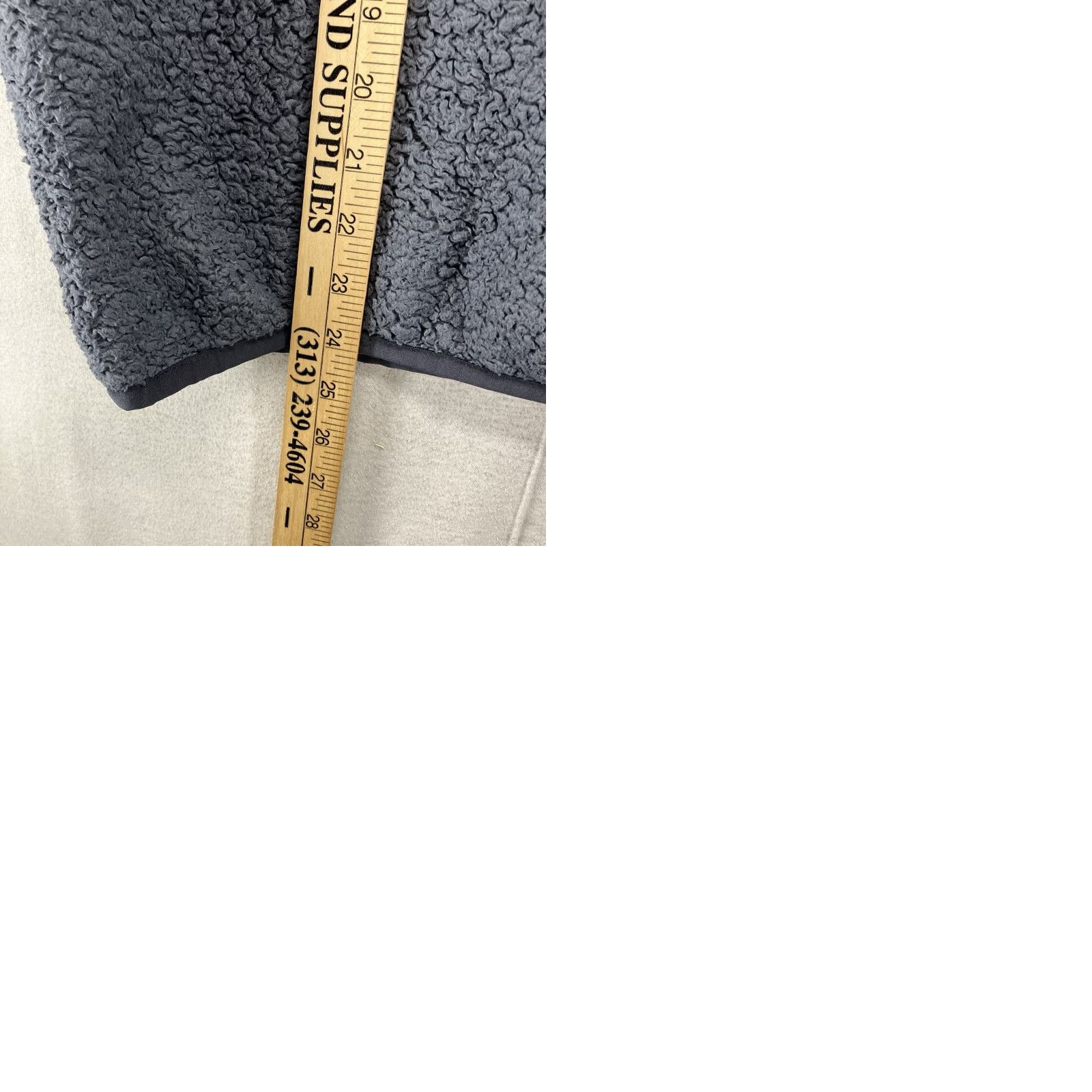 Patagonia Patagonia Mens Gray Sherpa Fleece 1/2 Zip Pullover Sweatshirt Long Sleeve Mock Neck Logo Outdoor Retro Athletic Fit S Regular Size US S / EU 44-46 / 1 - 11 Thumbnail