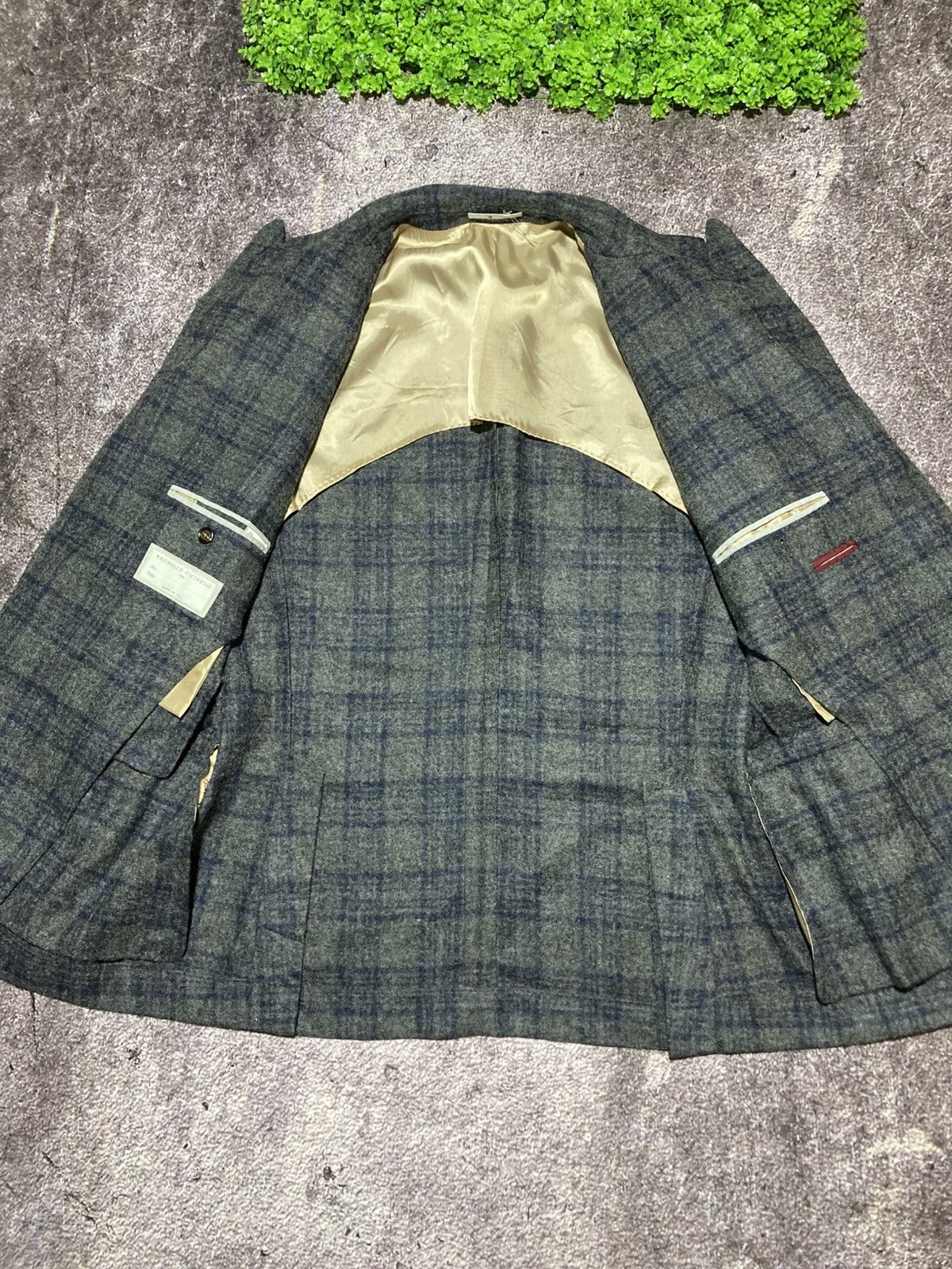 Brunello Cucinelli Brunello Cucinelli Alpaca Wool Check Blazer Coat Jacket Size US L / EU 52-54 / 3 - 7 Thumbnail